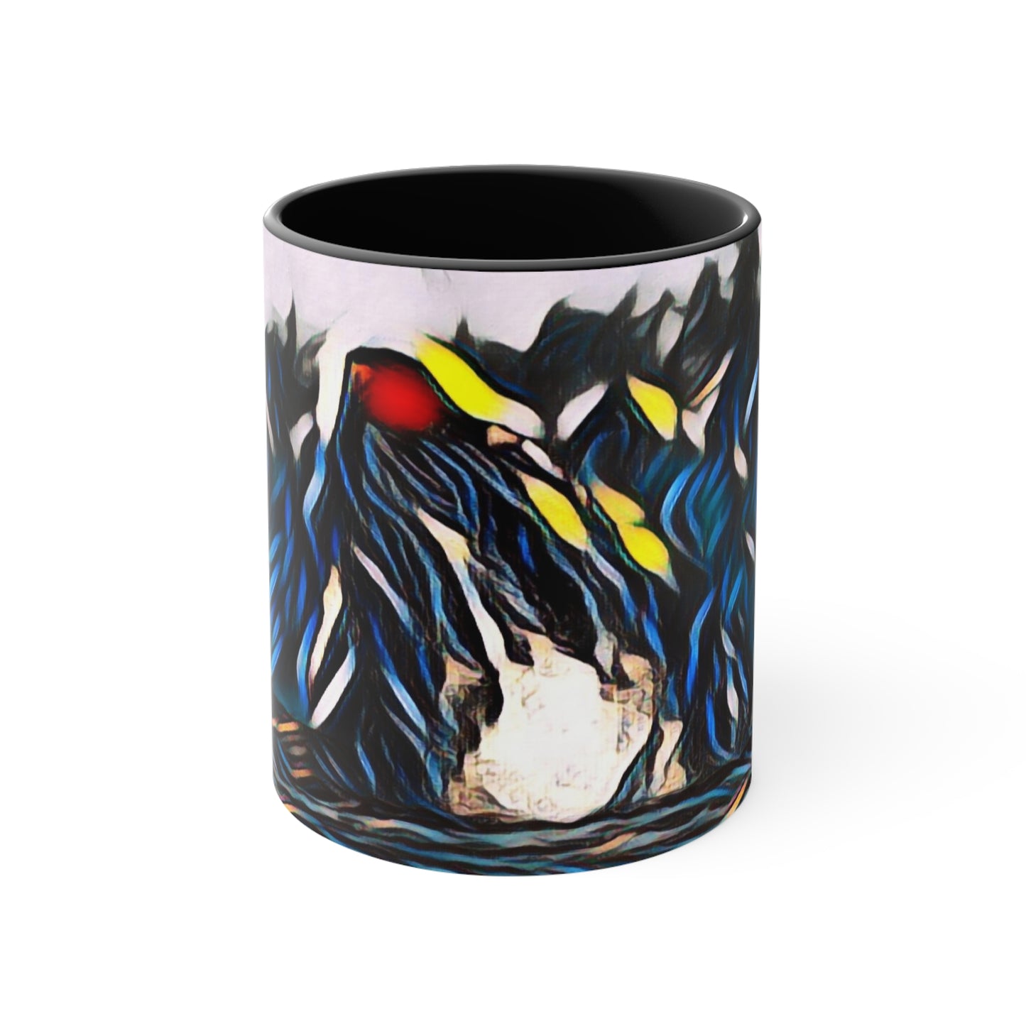 Accent Coffee Mug, 11oz ... "Ken's Favourite Humpback Breach" ... Circa: 21st Century ... Maui, HI ... Original Works ...