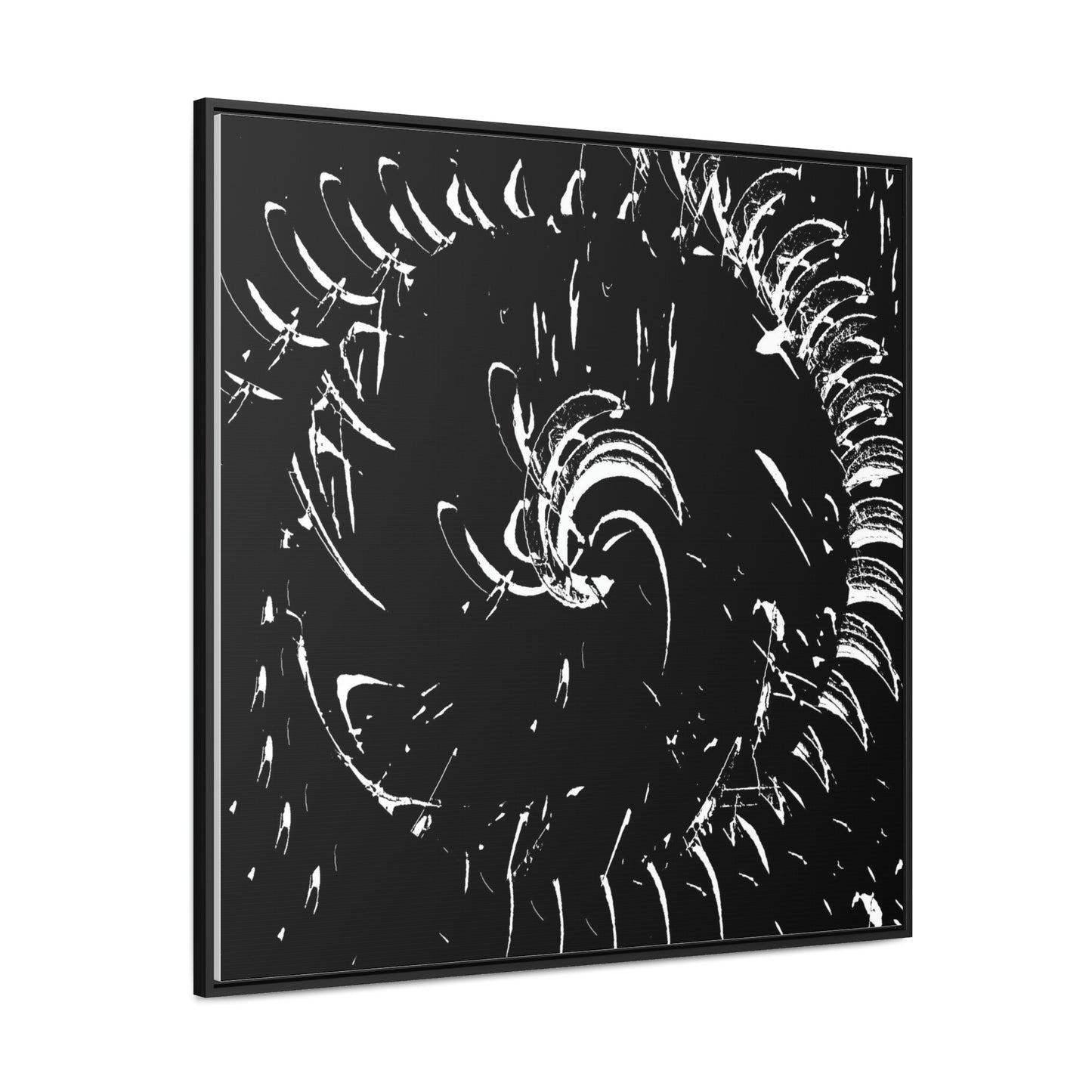 Gallery Canvas Wraps, Square Frame ... "Waning Moon" ... Central Idaho ... October 2022 ... Rendering Time: 22 Hours ... Original Works ...