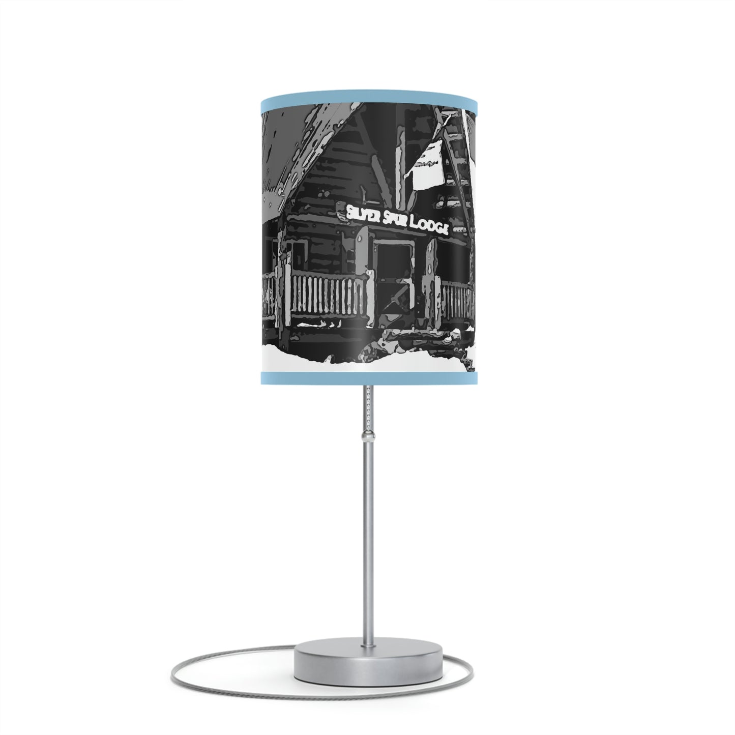 Lamp on a Stand, US|CA plug ... A Beautiful Lodge & Back-Country Outfitter In A Mountain Town ... 'Dixie, Idaho, November 2022' ... Original Works ...