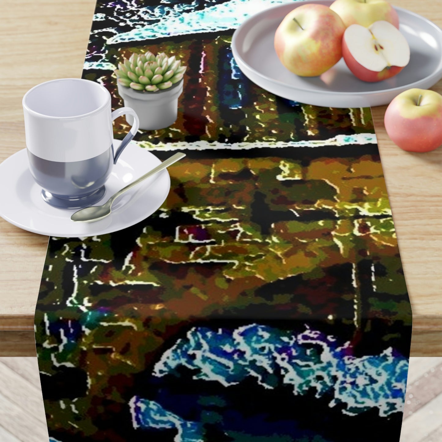 Table Runner ...  Walikng The Streets & Alleys ... 'Strolling The Canals ... '  ... Original Works  ...