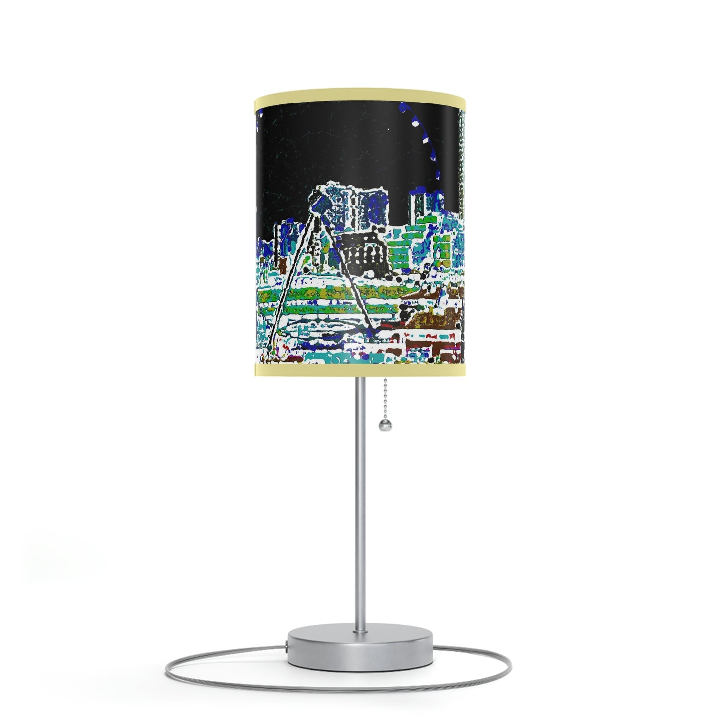 Lamp on a Stand, US|CA plug ... That Classic Wheel ... 'Seattle's Wheel' ... & Old Classic Waterside Vendors ...  'Family Archives' ... Original Works ...