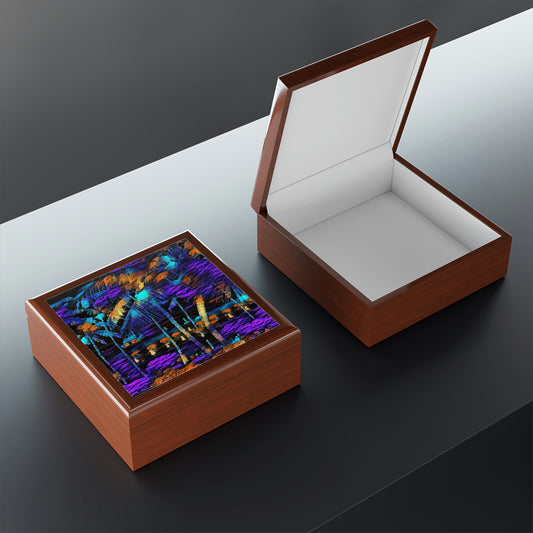 Jewelry Box ... "The Royal Hawai'ian: Waikiki Beach_Beach" ... Honolulu, HI ... Ocotber 2014 (Halloween) ... Original Works ...