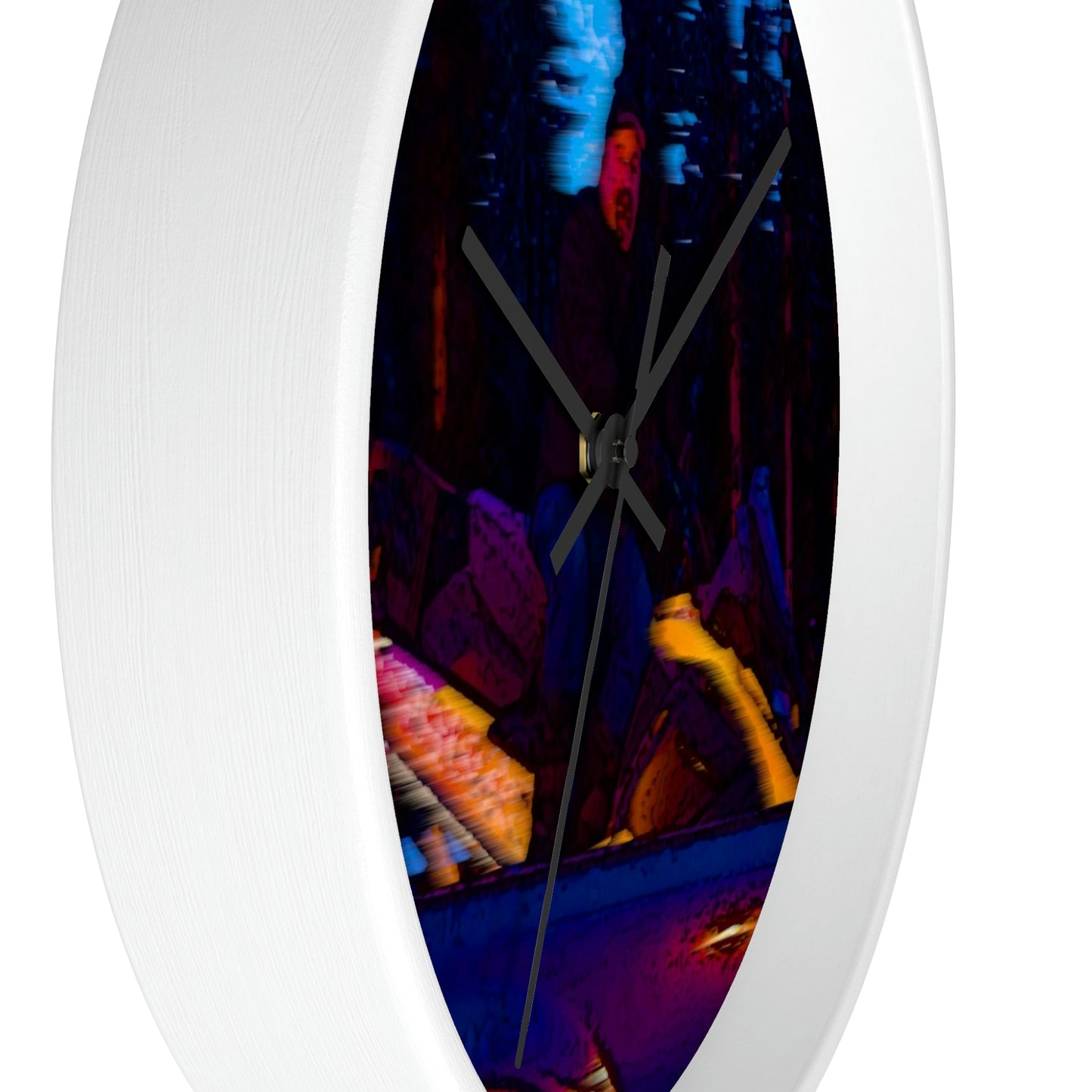 Wall clock ... Two Modes Of Winter Transportation ... "Which One To Drive Next?" ... Choices-Choices-Choices ... Circa 4Jan23 ... Original Works ...