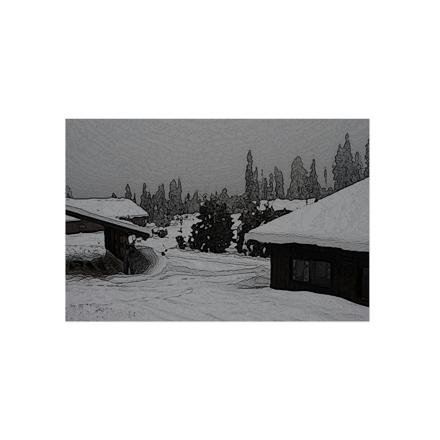 Aluminum Composite Panels ... "Winterscape 'Escape' " ... Its Intrinsic Beauty & Solace ... Winter 2020, Central Idaho, USA ... Original Works ...