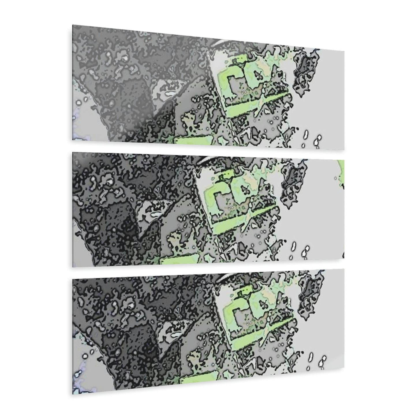 Acrylic Prints (Triptych) ...  Come Fly With The Professionals ... CIP-Airways ... 'Getting-Er-Done' ... Original Works ... December 2022 ...
