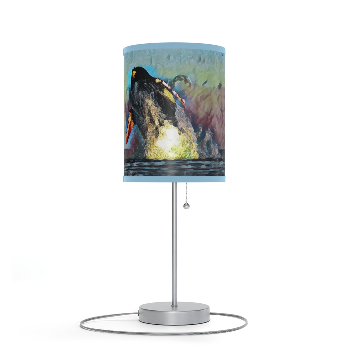 Lamp on a Stand, US|CA plug ... An Extraordinary Humpback Breach ... 'With Explosive Energy' ... Family Archives (KPH) ... Circa: 21st Century. Maui, HI ... Original Works ...