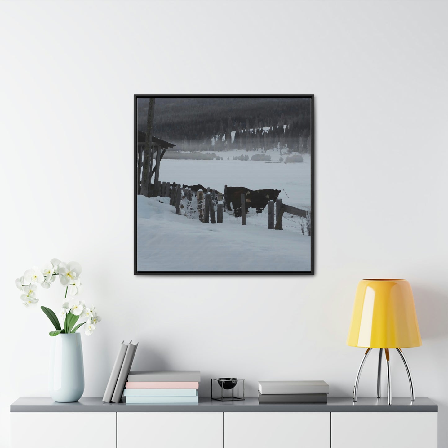 Gallery Canvas Wraps, Square Frame