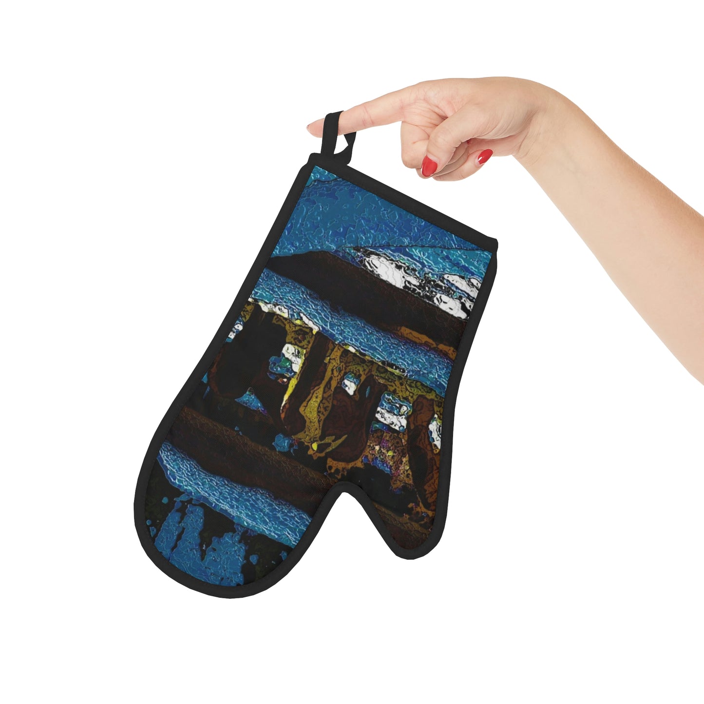 Oven Glove ...  A Horse ... A Saddle ...  Foraging Through The Snow ...  An_Asses 'Cry' ... Central Idaho, November 2022 ...  Original Works ..