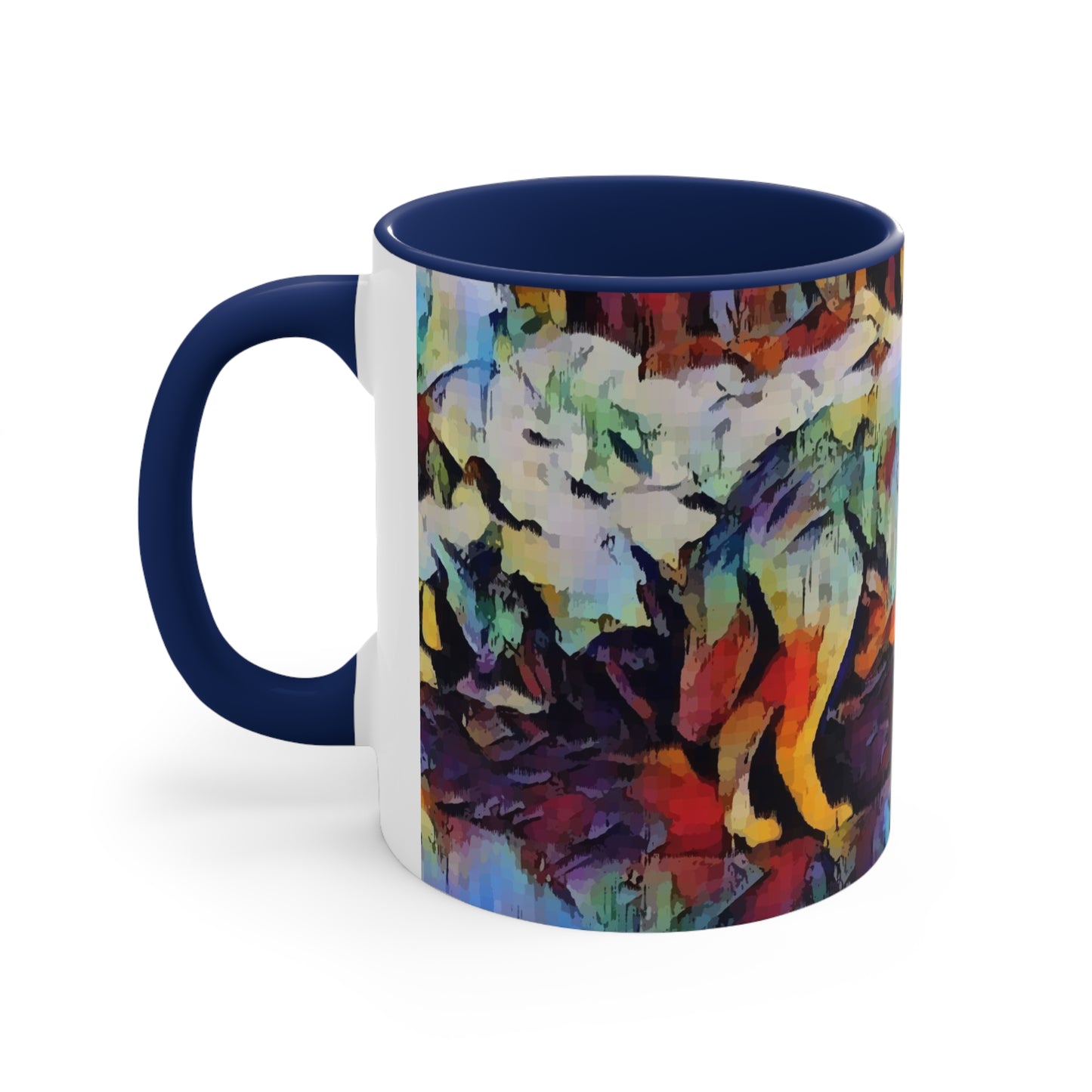 Accent Coffee Mug, 11oz ... Coyote ... "Yosemite Valley: Circa May23 ... KPH Base Photo" ... Original Works ...
