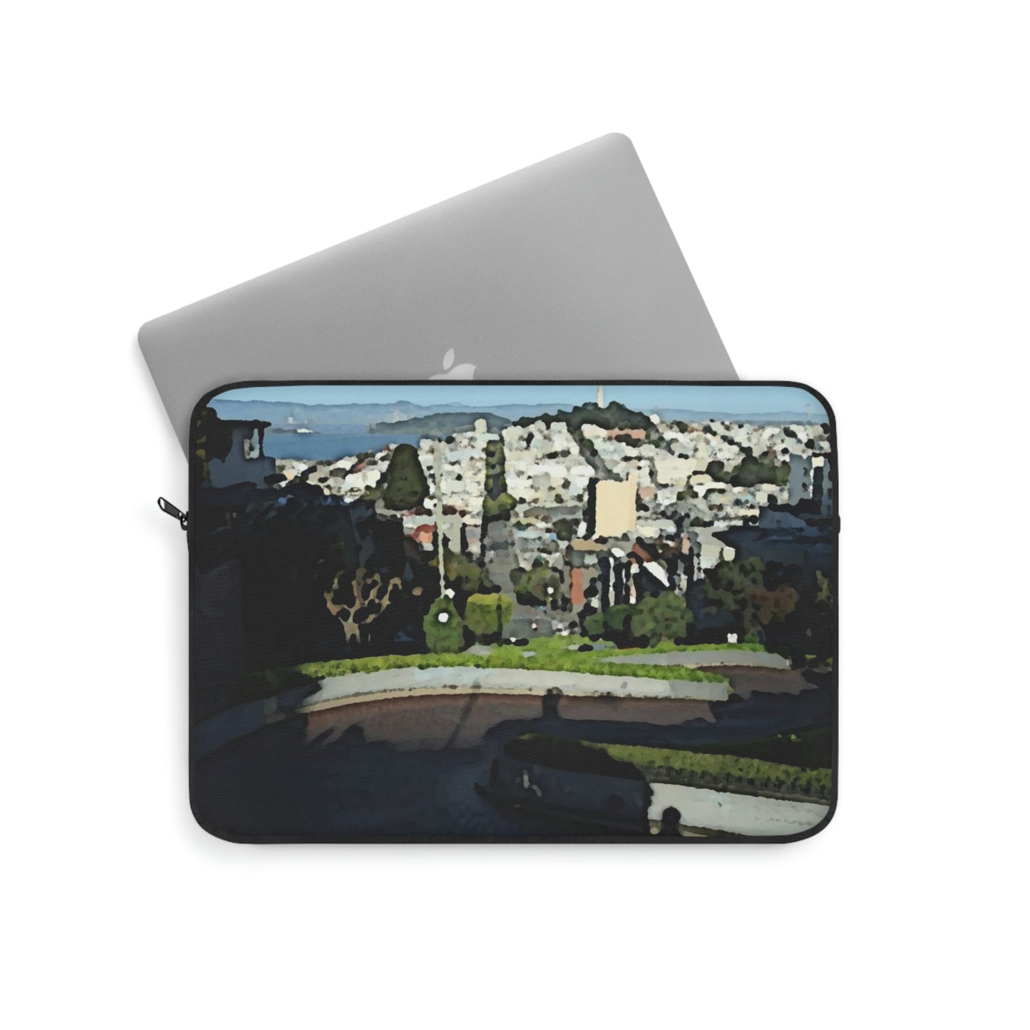 Laptop Sleeve ... "Lombard Street San Francisco, CA, USA" ... Family Archives 1970's ... Original Works ...