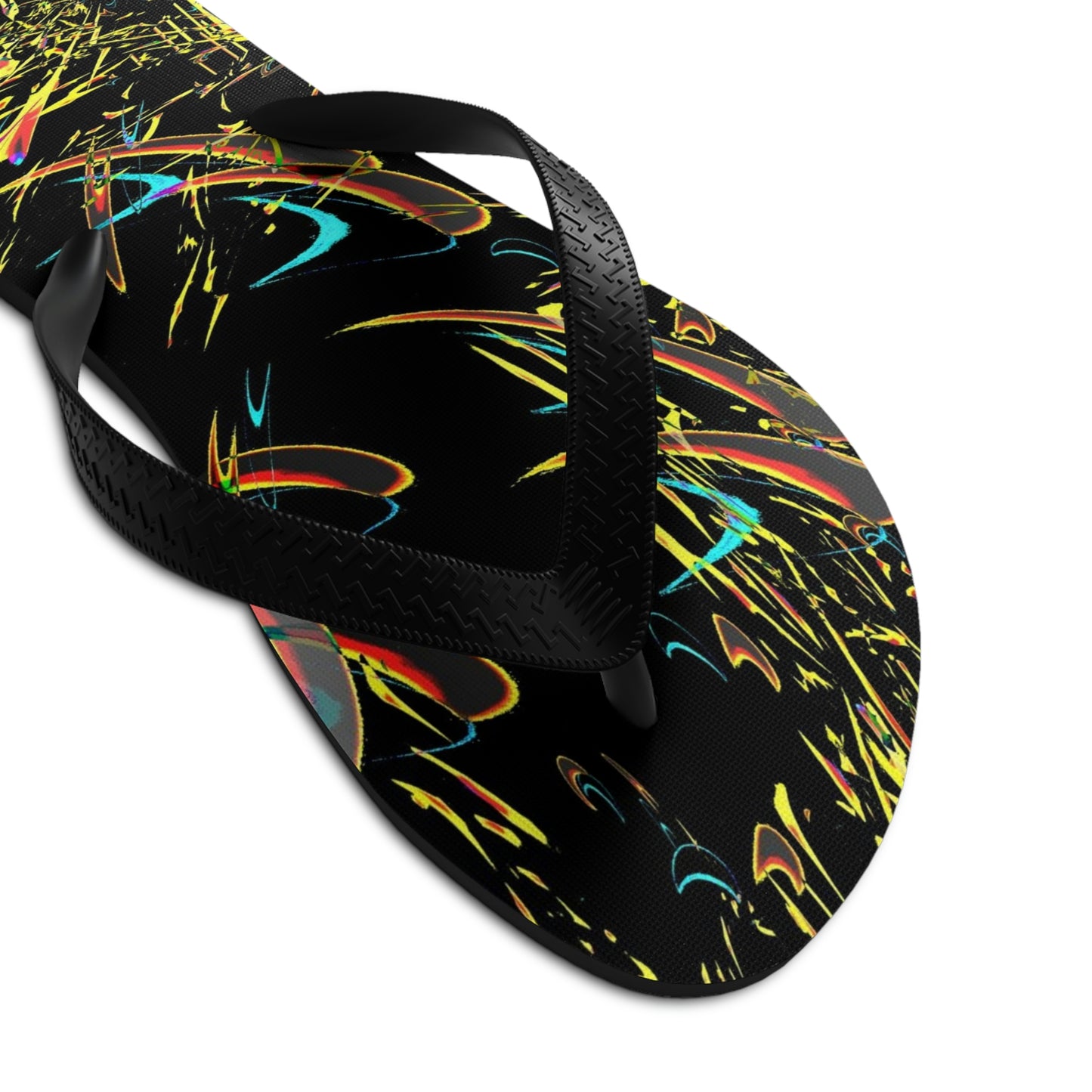 Unisex Flip-Flops ... "Waning Moon" ... Central Idaho ... October 2022 ... Rendering Time: 22 Hours ... Original Works ...