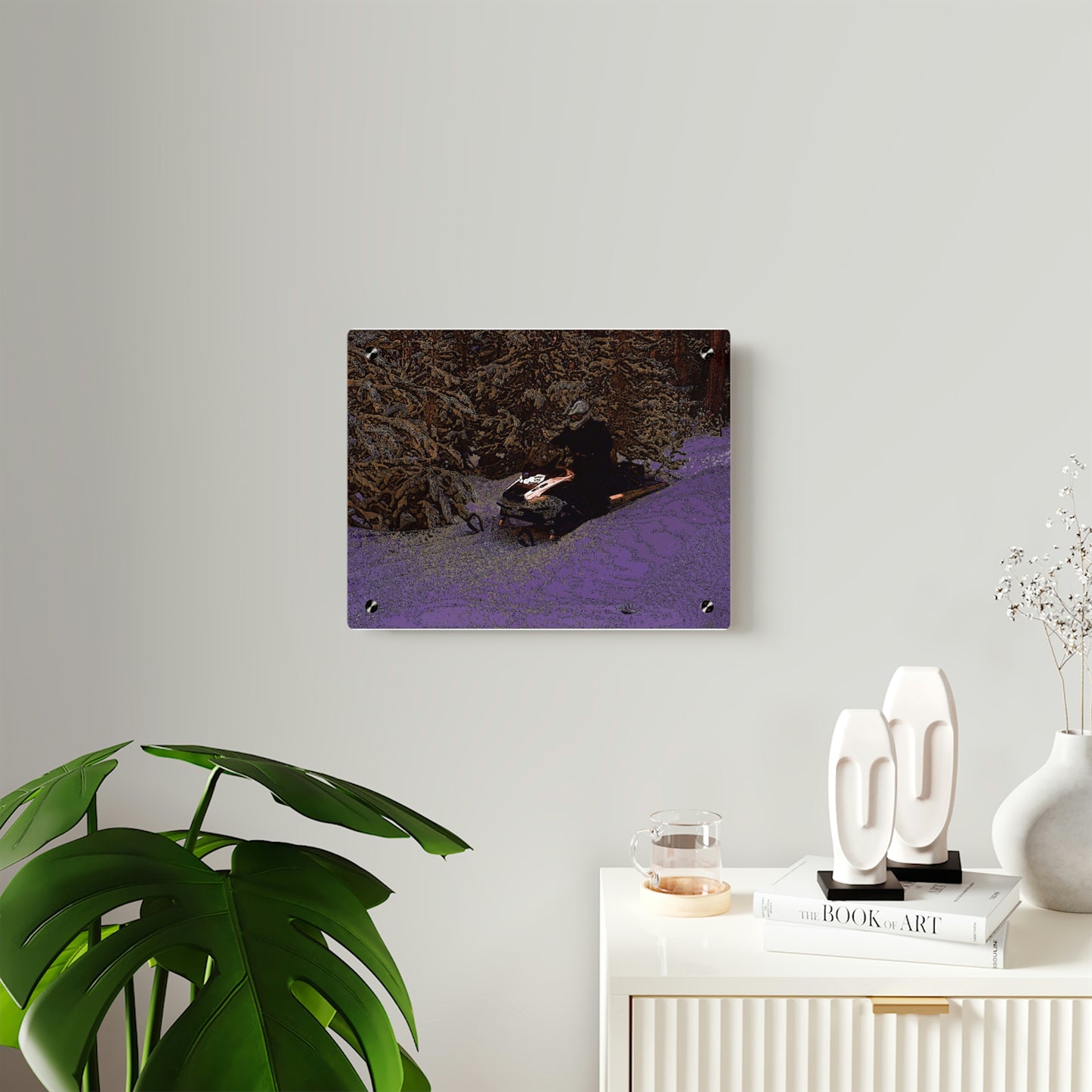 Acrylic Wall Art Panels ... Yep ... "Another Day ... Riding Through The Wilderness ... " ... February 2023 ... Original Works ...