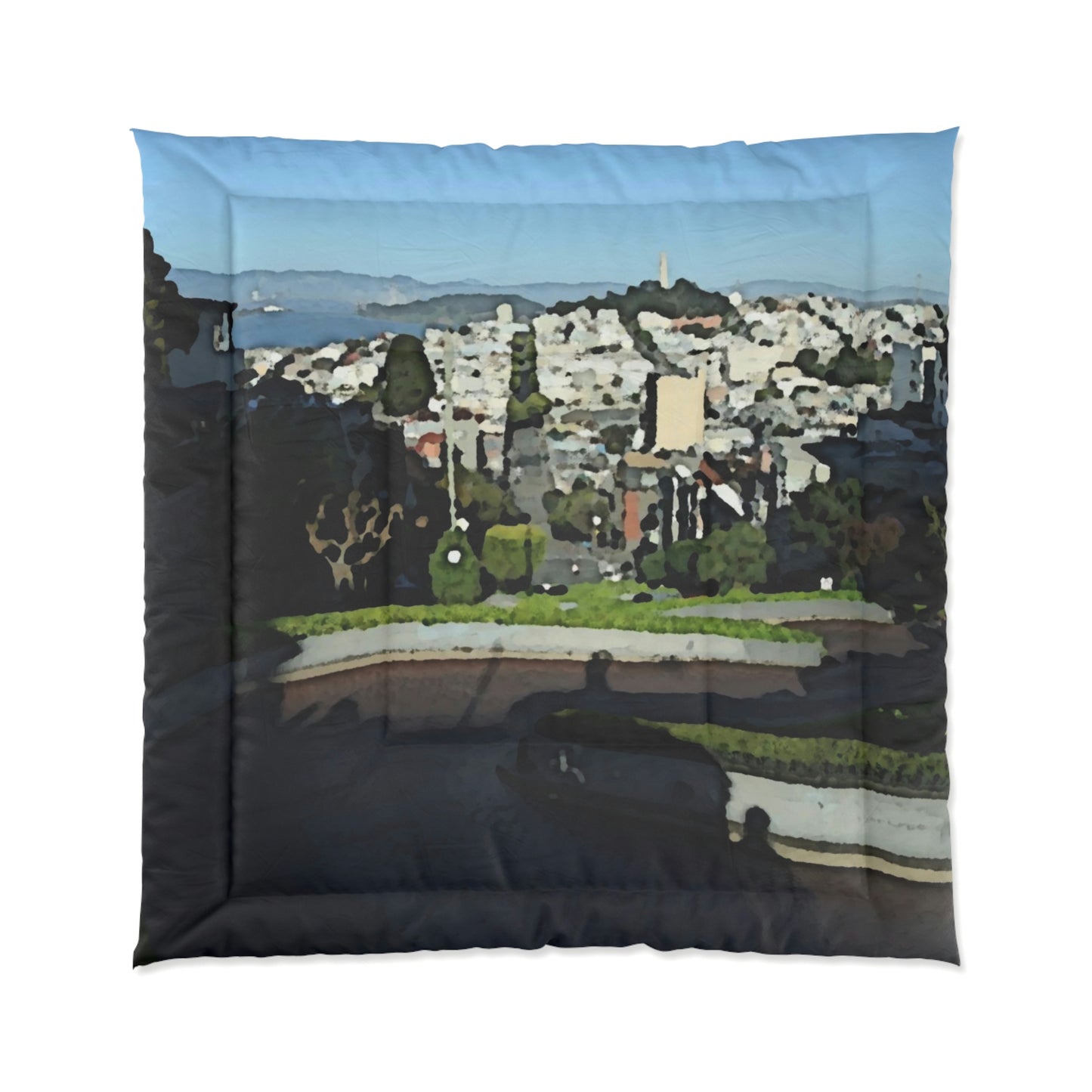 Comforter ... "Lombard Street San Francisco, CA, USA" ... Family Archives 1970's ... Original Works ...