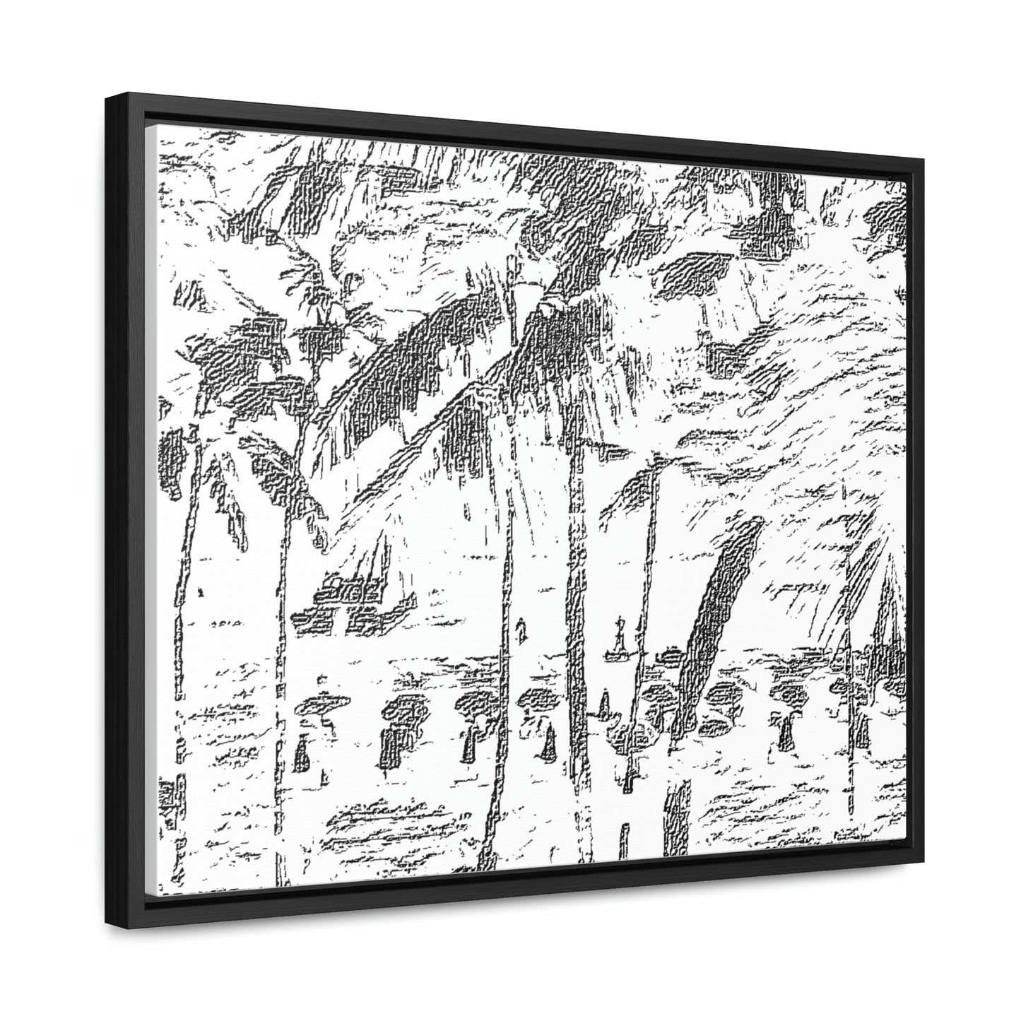 Gallery Canvas Wraps, Horizontal Frame ... "The Royal Hawai'ian: Waikiki Beach_Beach" ... Honolulu, HI ... Ocotber 2014 (Halloween) ... Original Works ...