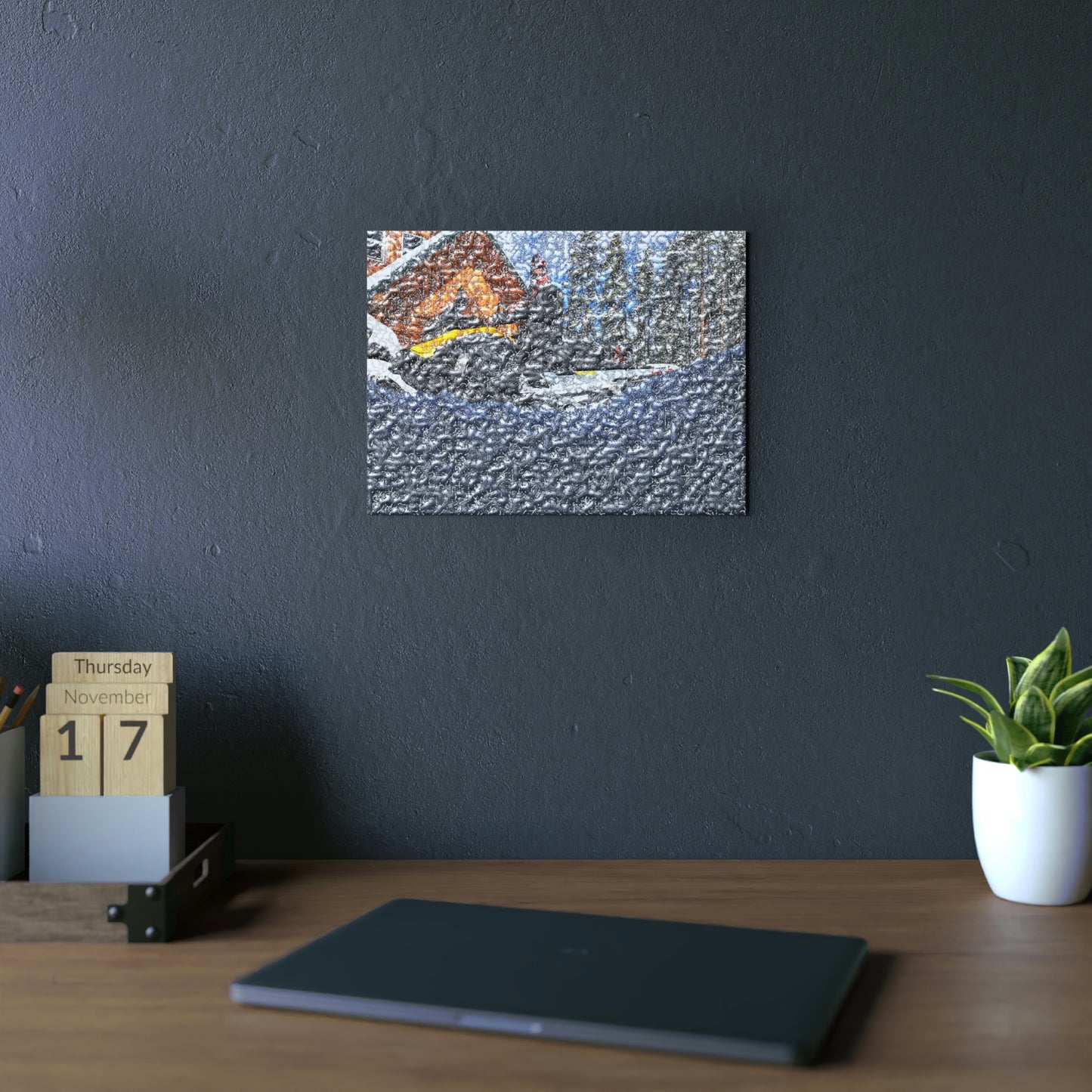Aluminum Composite Panels ... "Packing After The Storm" ... Circa 3Apr23 ... Rhett Creek, Idaho, USA ... Original Works ...