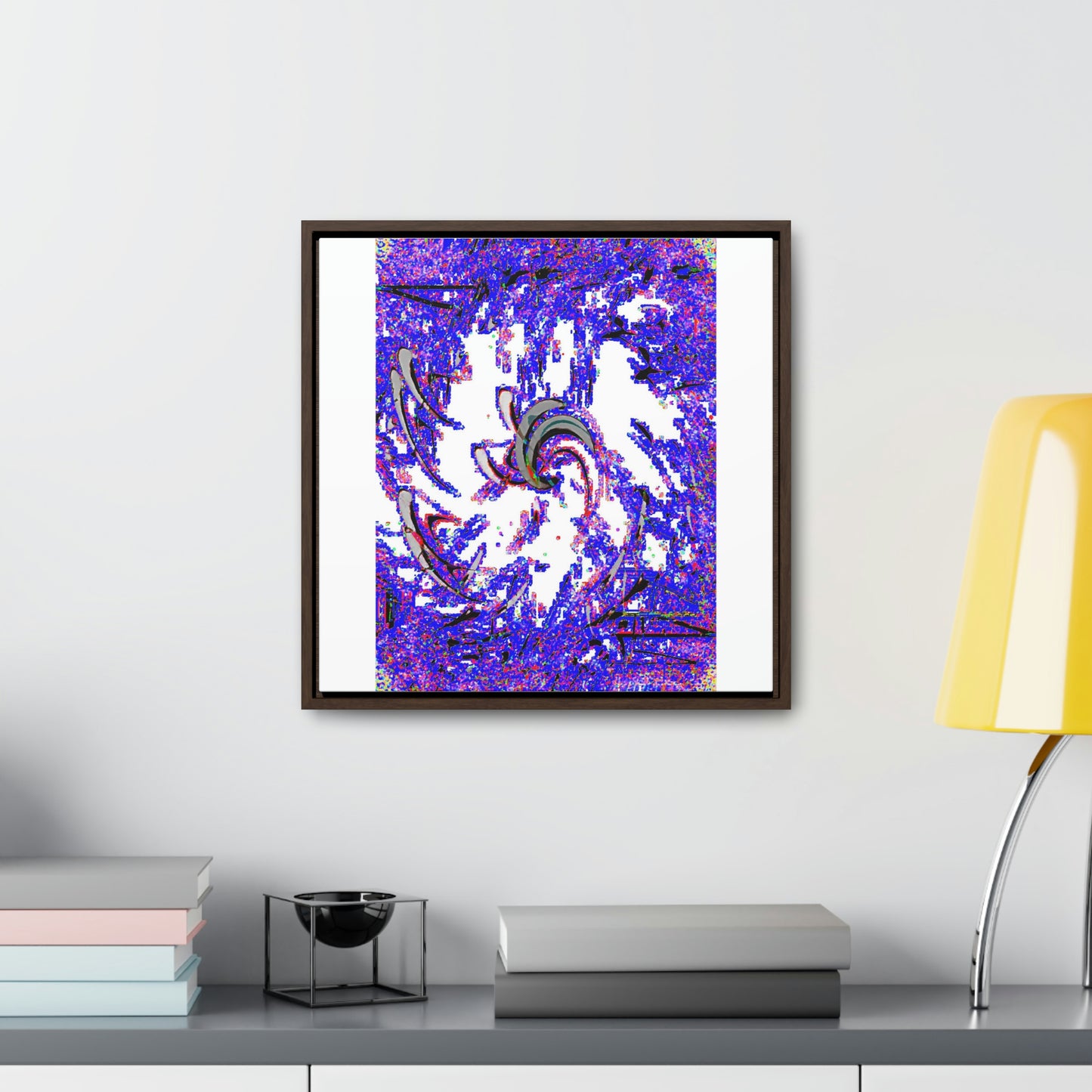 Gallery Canvas Wraps, Square Frame ... "Waning Moon" ... Central Idaho ... October 2022 ... Rendering Time: 22 Hours ... Original Works ...