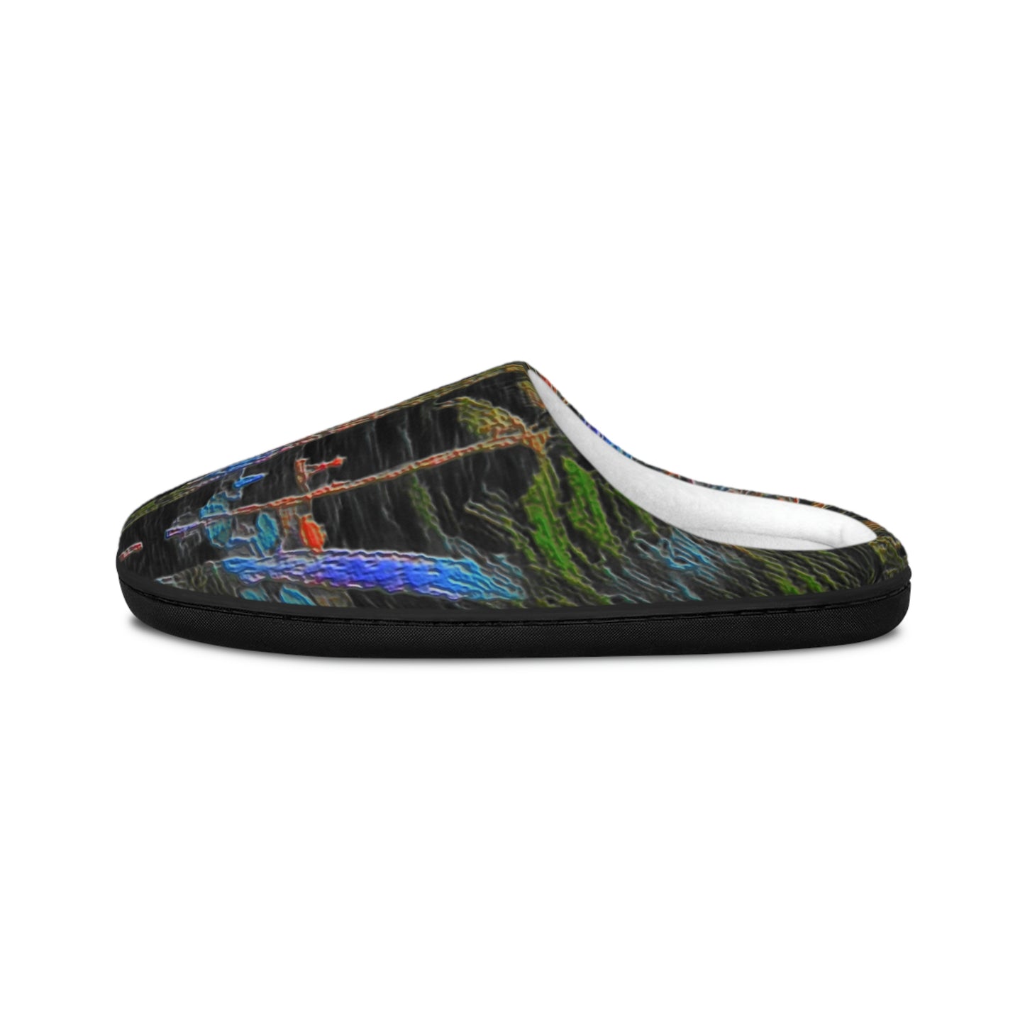 Men's Indoor Slippers ... "The Royal Hawai'ian: Waikiki Beach_Beach" ... Honolulu, HI ... October 2014 (Halloween) ... Original Works ...