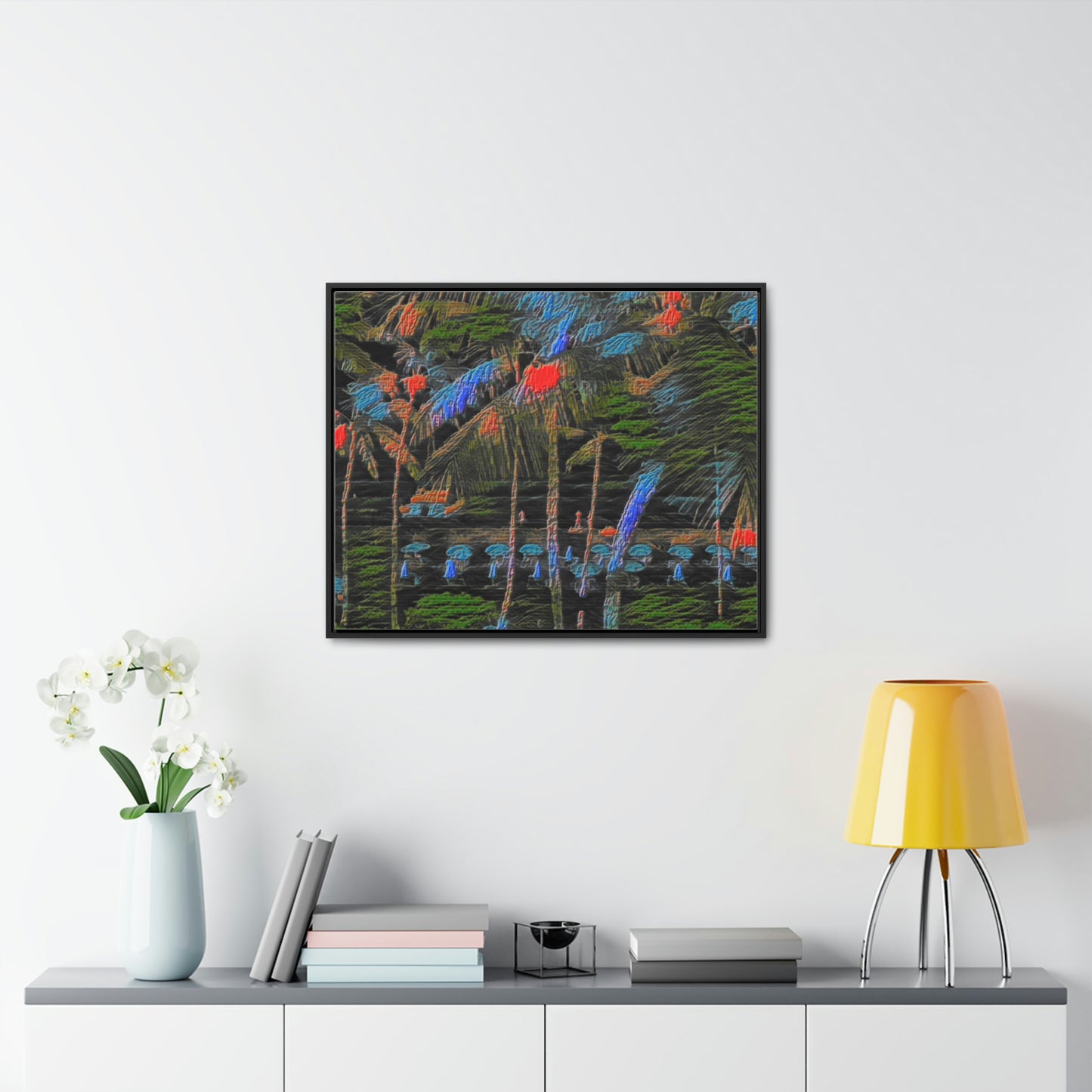 Gallery Canvas Wraps, Horizontal Frame ... "The Royal Hawai'ian: Waikiki Beach_Beach" ... Honolulu, HI ... Ocotber 2014 (Halloween) ... Original Works ...