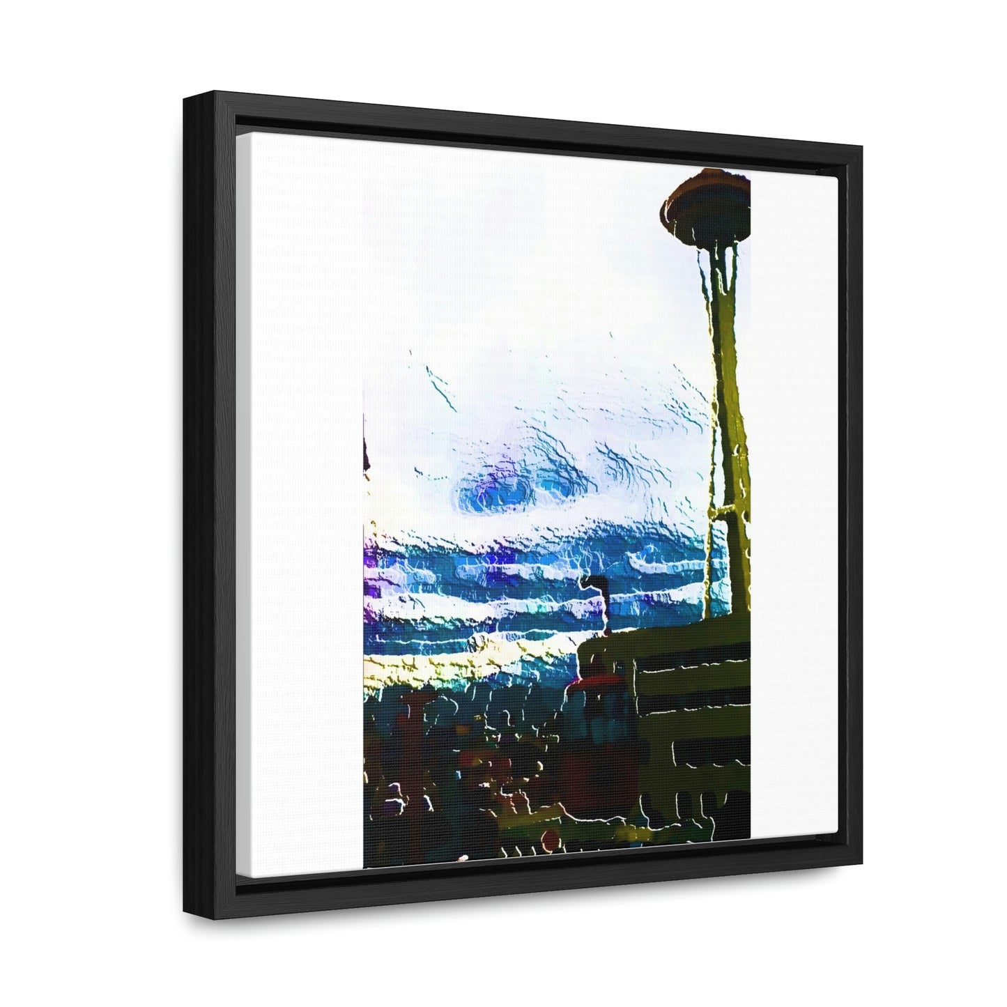 Gallery Canvas Wraps, Square Frame ... Air Tram-Way Gondola & Seattle Space Needle: Seattle World's Fair: 1962 ... Original Works ...
