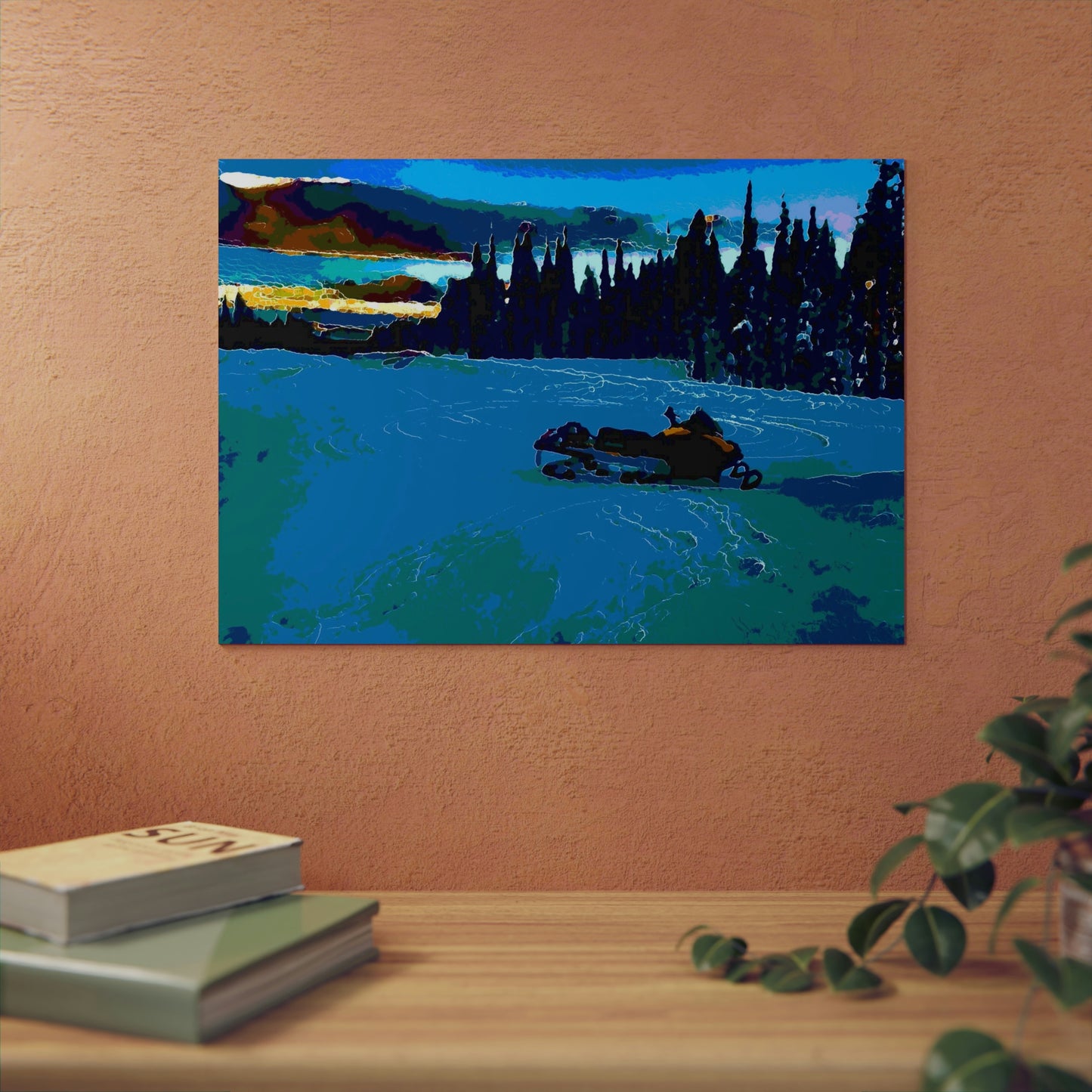 Aluminum Composite Panels ... "Summit Snowmobile Journey" ... Mt. Dixie - Dixie Summit ... 'Jack Mountain Road' ... February 2023 ... Original Works ...