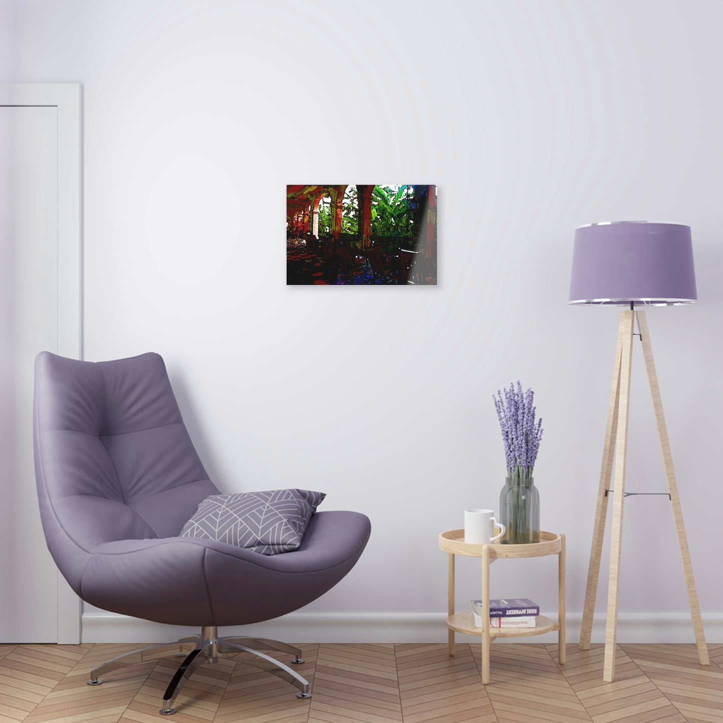 Acrylic Prints ...  Lanai & Rocking Chairs At: 'The Pink Palace' ... The Royal Hawai'ian ... Honolulu, HI ... '27Oct2014' ... Original Works ...