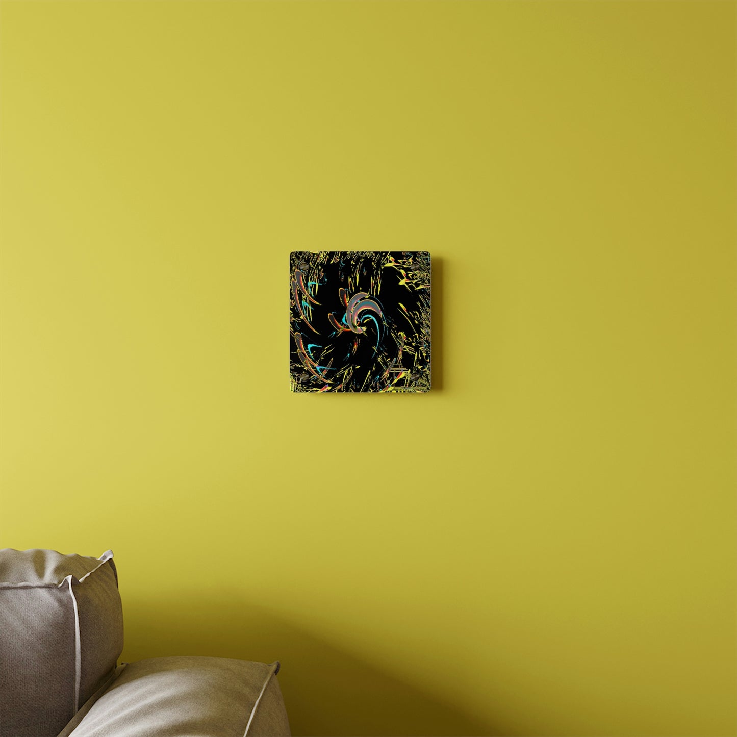 Acrylic Wall Art Panels ... "Waning Moon" ... Central Idaho ... October 2022 ... Rendering Time: 22 Hours ... Original Works ...