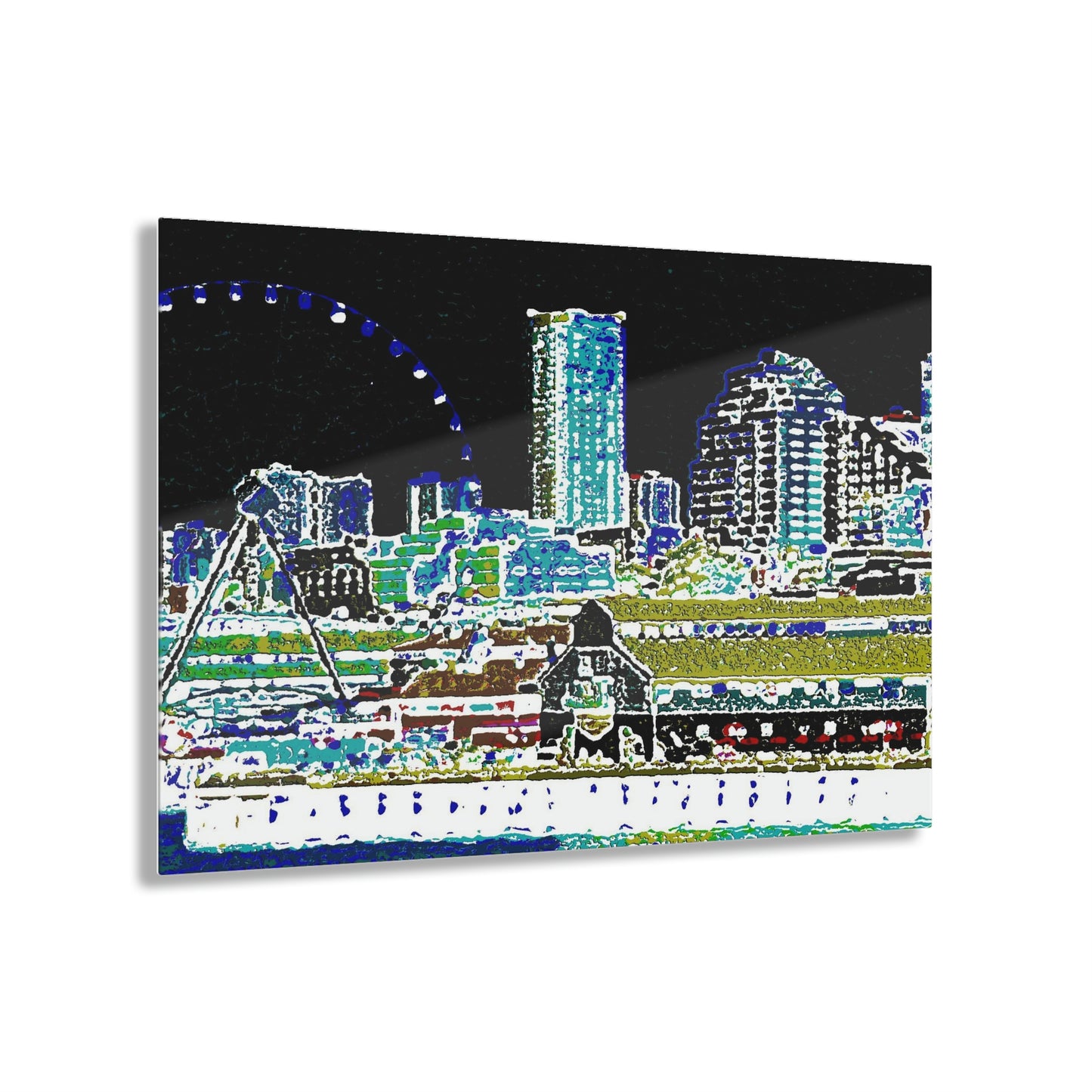 Acrylic Prints ... That Classic Wheel ... 'Seattle's Wheel' ... & An Old Classic Waterside Vendors ...  'Family Archives' ... Original Works ...