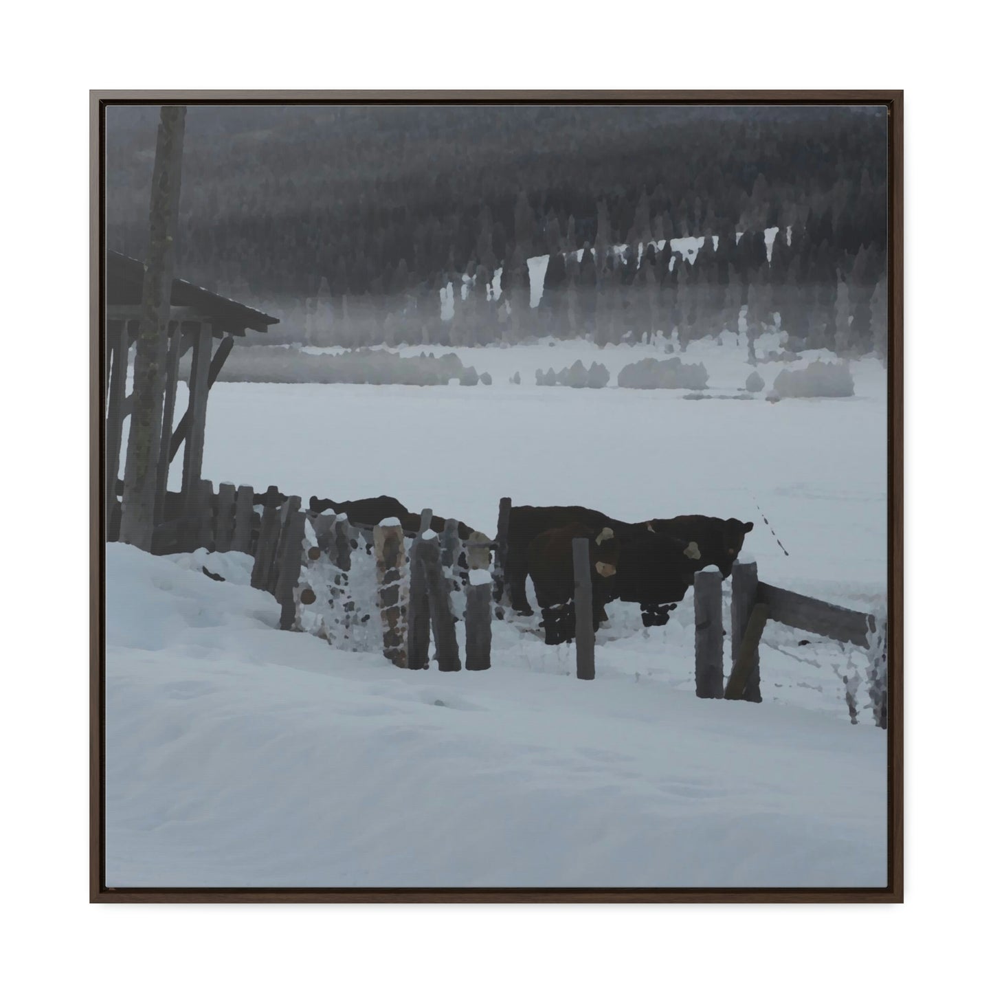Gallery Canvas Wraps, Square Frame