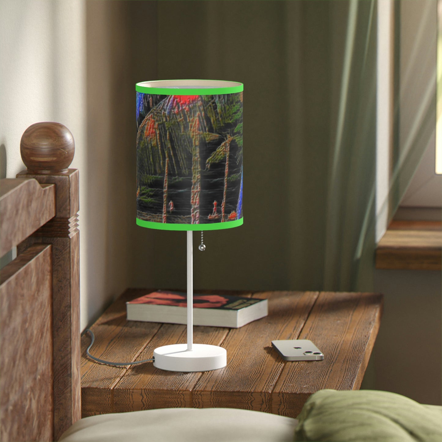 Lamp on a Stand, US|CA plug ... "The Royal Hawai'ian: Waikiki Beach_Beach" ... Honolulu, HI ... Ocotber 2014 (Halloween) ... Original Works ...