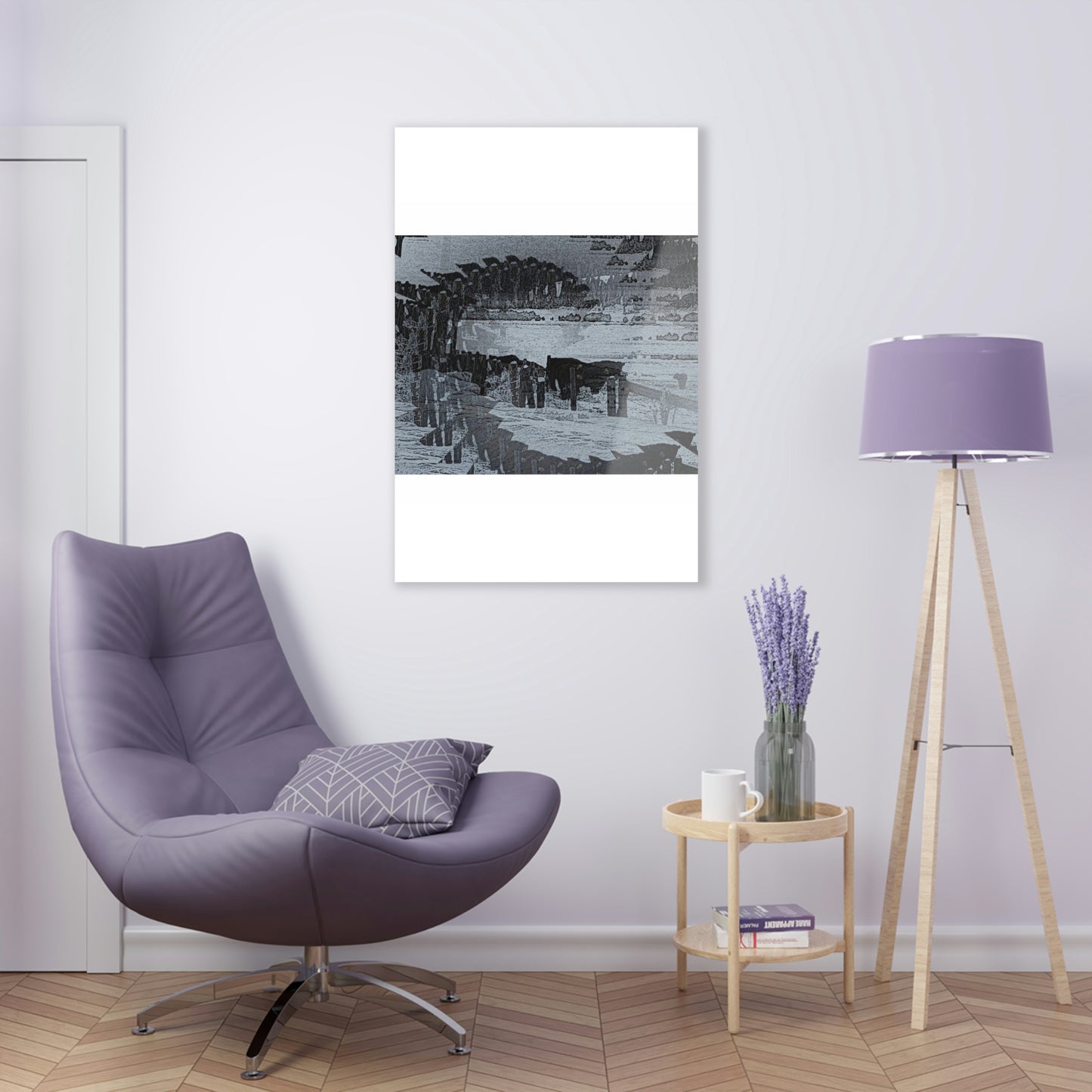 Acrylic Prints ... A Quiet Morning ... "Along The Red River & Nature Preserve Plateau" ... Jan23 ... Original Works ...
