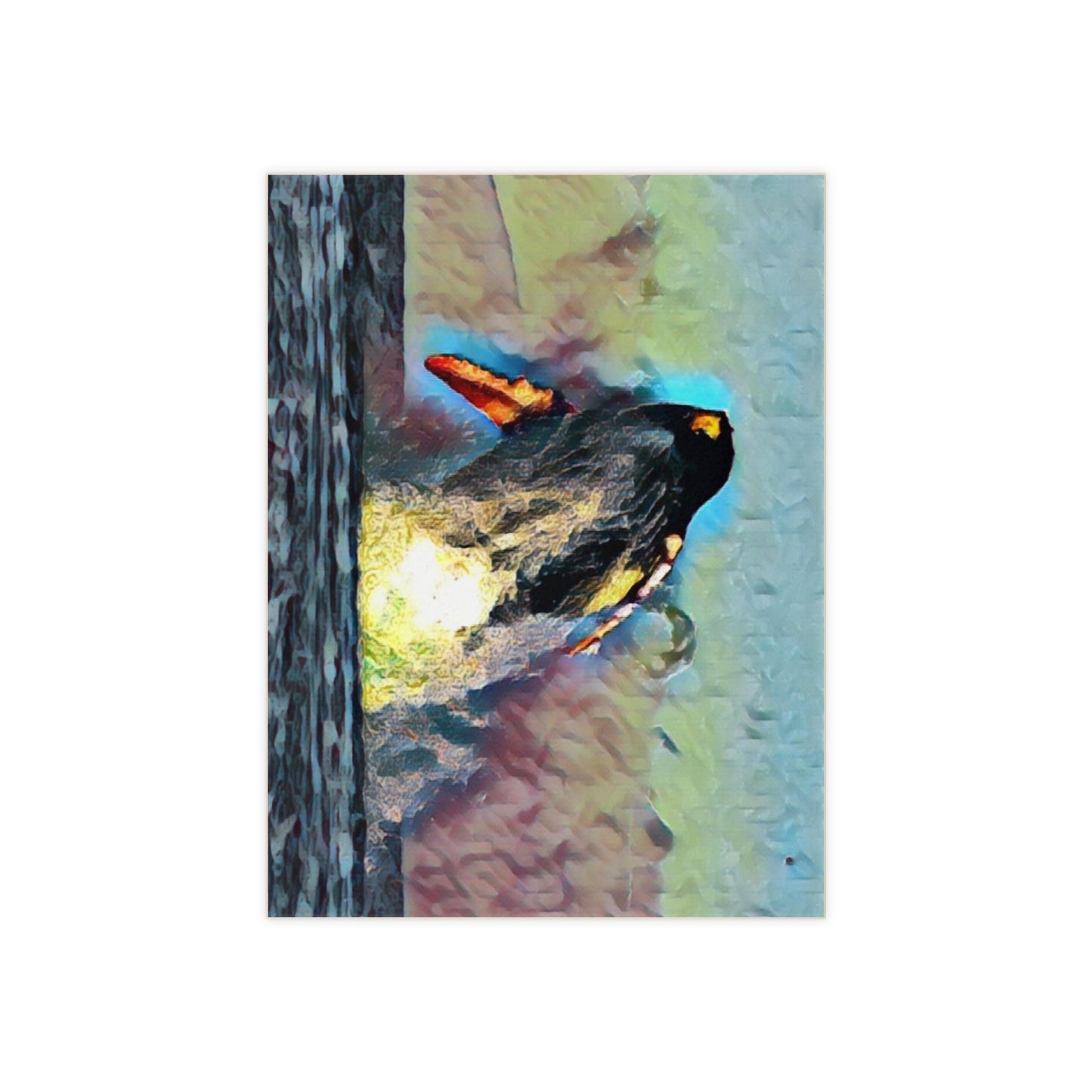Ceramic Photo Tile ... An Extraordinary Humpback Breach ... 'With Explosive Energy' ... Family Archives (KPH) ... Circa: 21st Century. Maui, HI ... Original Works ...