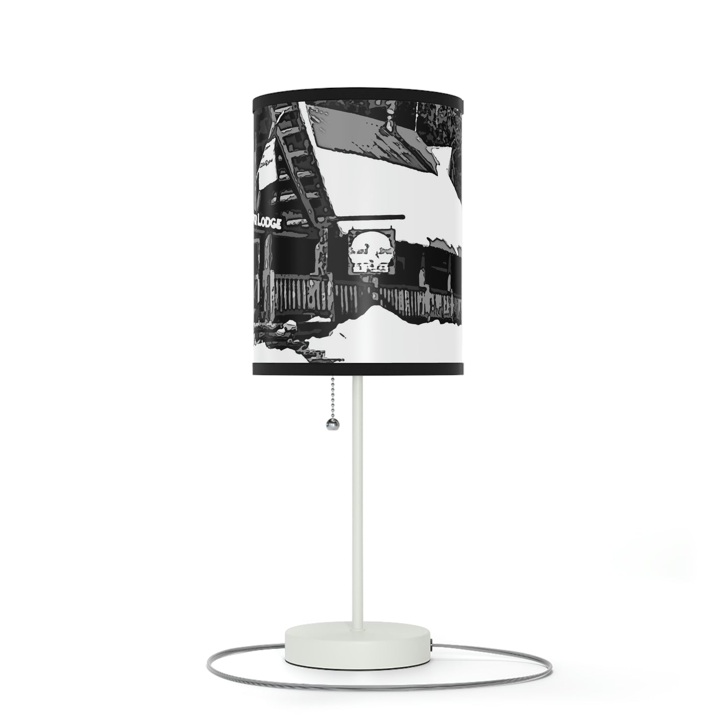 Lamp on a Stand, US|CA plug ... A Beautiful Lodge & Back-Country Outfitter In A Mountain Town ... 'Dixie, Idaho, November 2022' ... Original Works ...