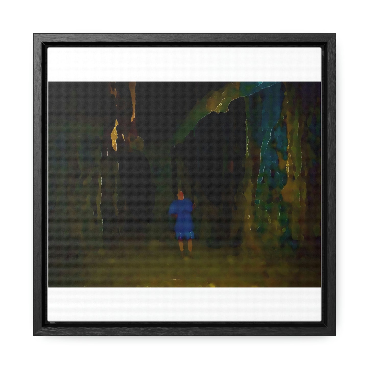 Gallery Canvas Wraps, Square Frame ... Jesuit Philosophy ... "In The Polynesian Banyans ..."