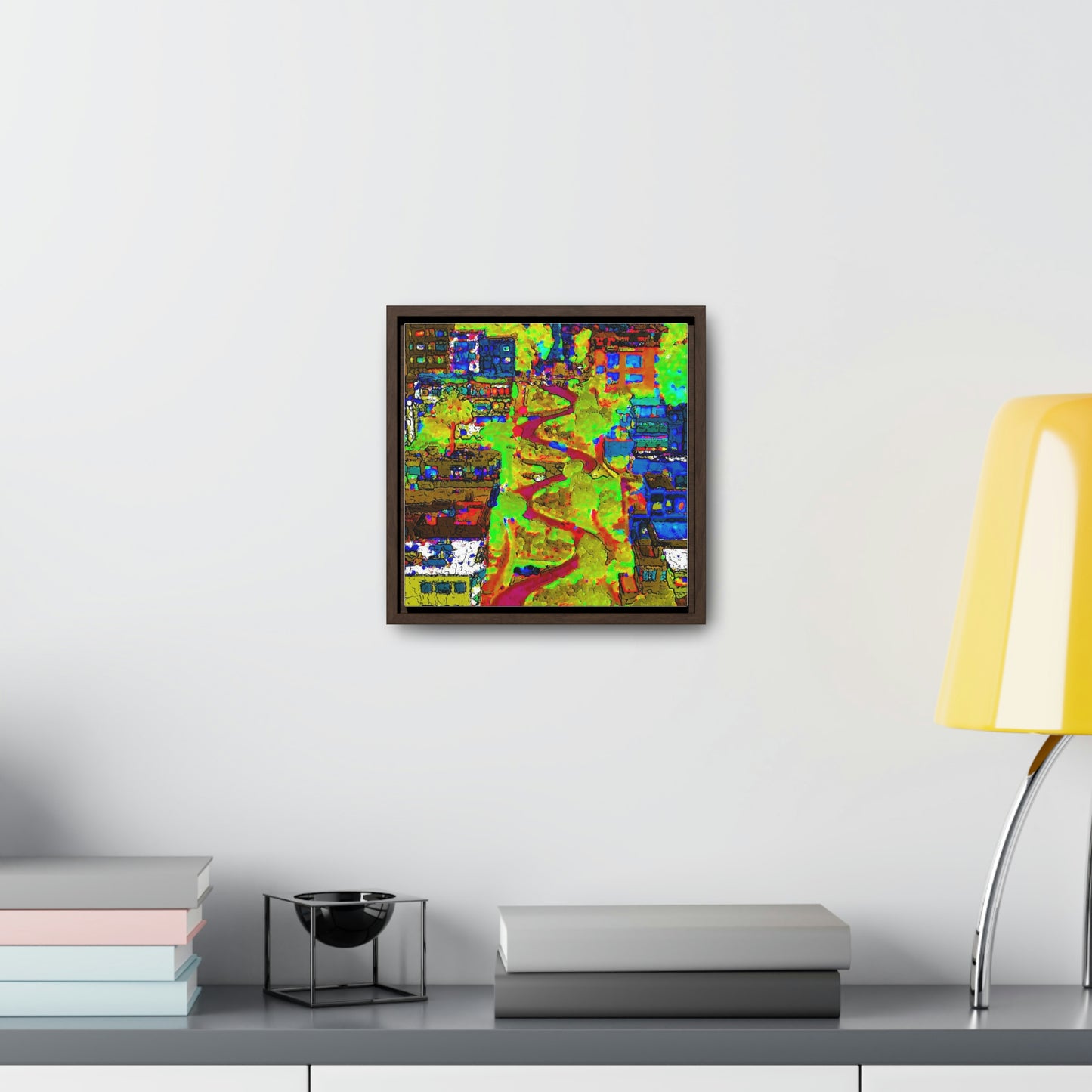 Gallery Canvas Wraps, Square Frame ... A Crazy Street ... 'Eight Winding Curve-Switchbacks' ... "Lombard Street, San Francisco, CA' ... Family Archives: 1970's ... Original Works ...