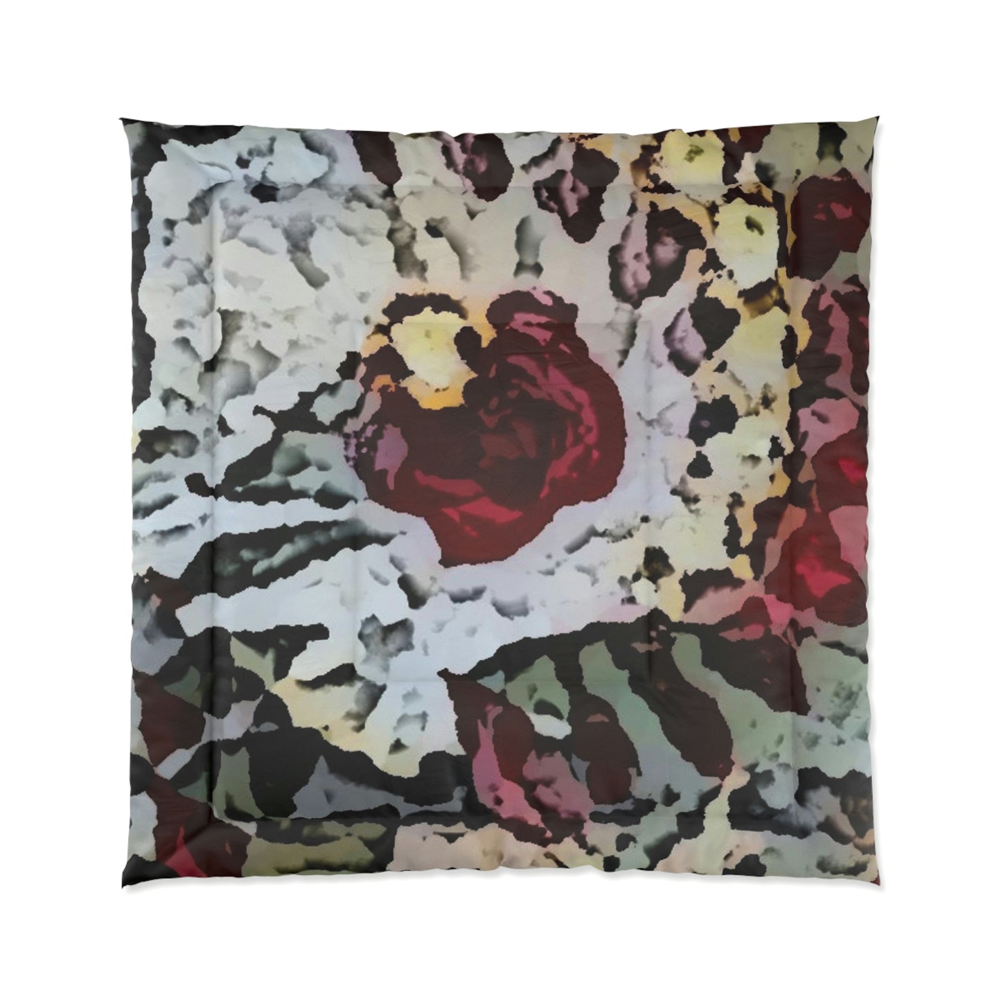 Comforter ... "A Friendly Flower" ... Pointsettia 'Pointing' ... Original Works ... (Supplied Photograph) ...