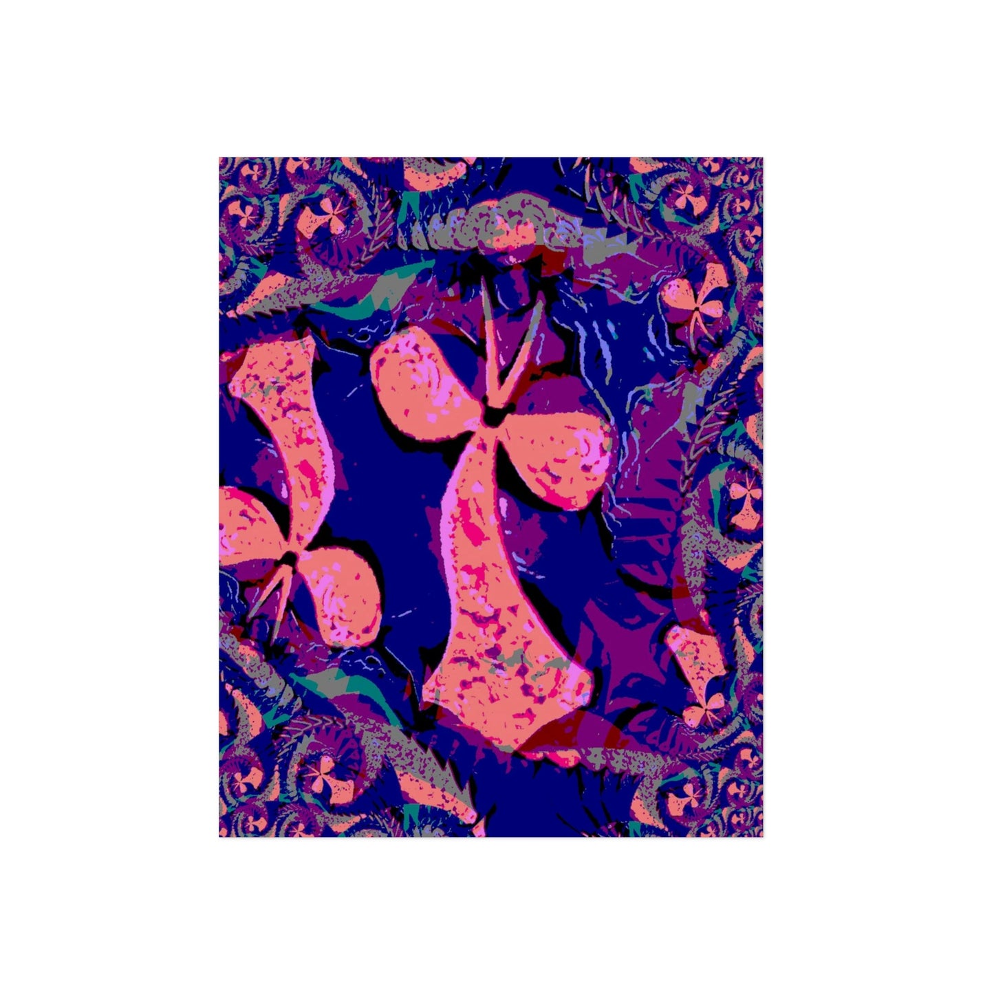 Aluminum Composite Panels ... "A Model's Showcase & Photo-Shoot" ... 'Pink, Purple, Blue ... Pink, Purple, Blue' ... Fractals & Illusions ... Circa Dec 2022 ... Client Portfolio ... Original Works ...