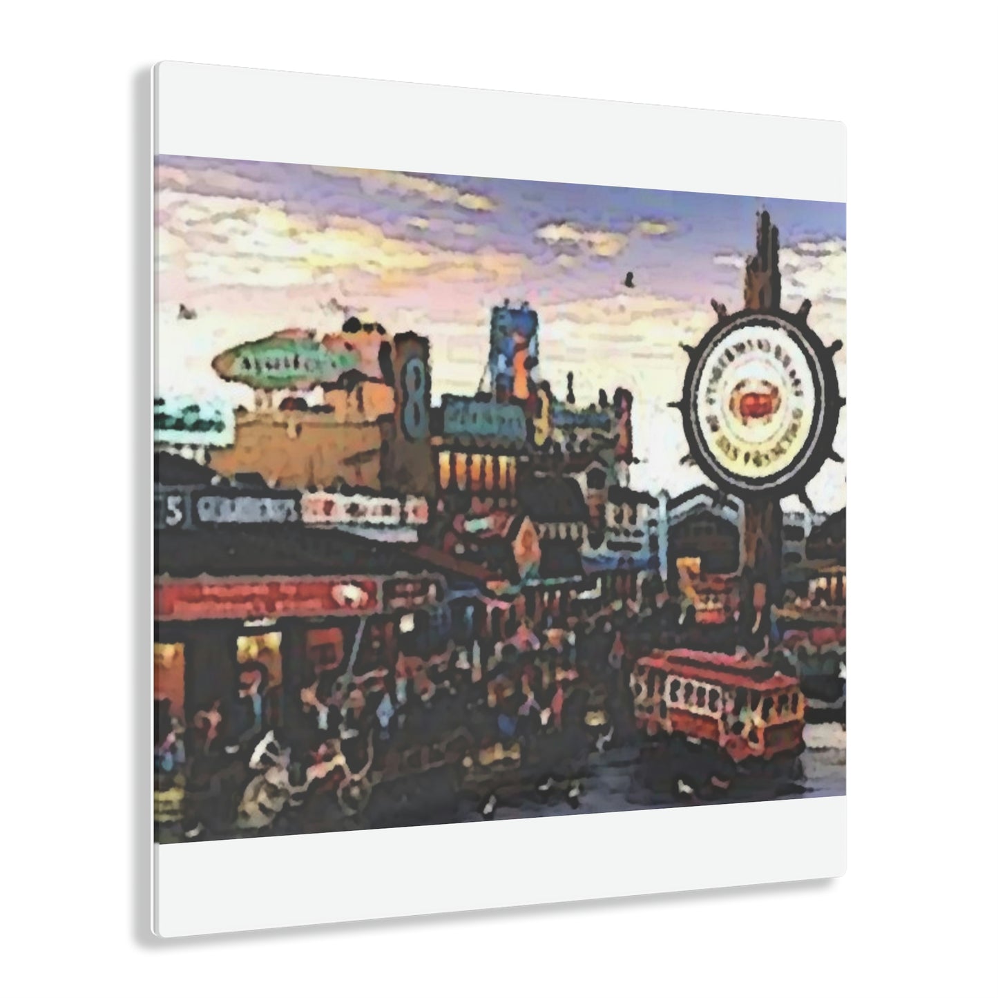 Acrylic Prints ...  "No.9 Fishermen's Grotto - Fishermen's Wharf, SF, California" ... Family Archives: 1970's ... Original Works ...
