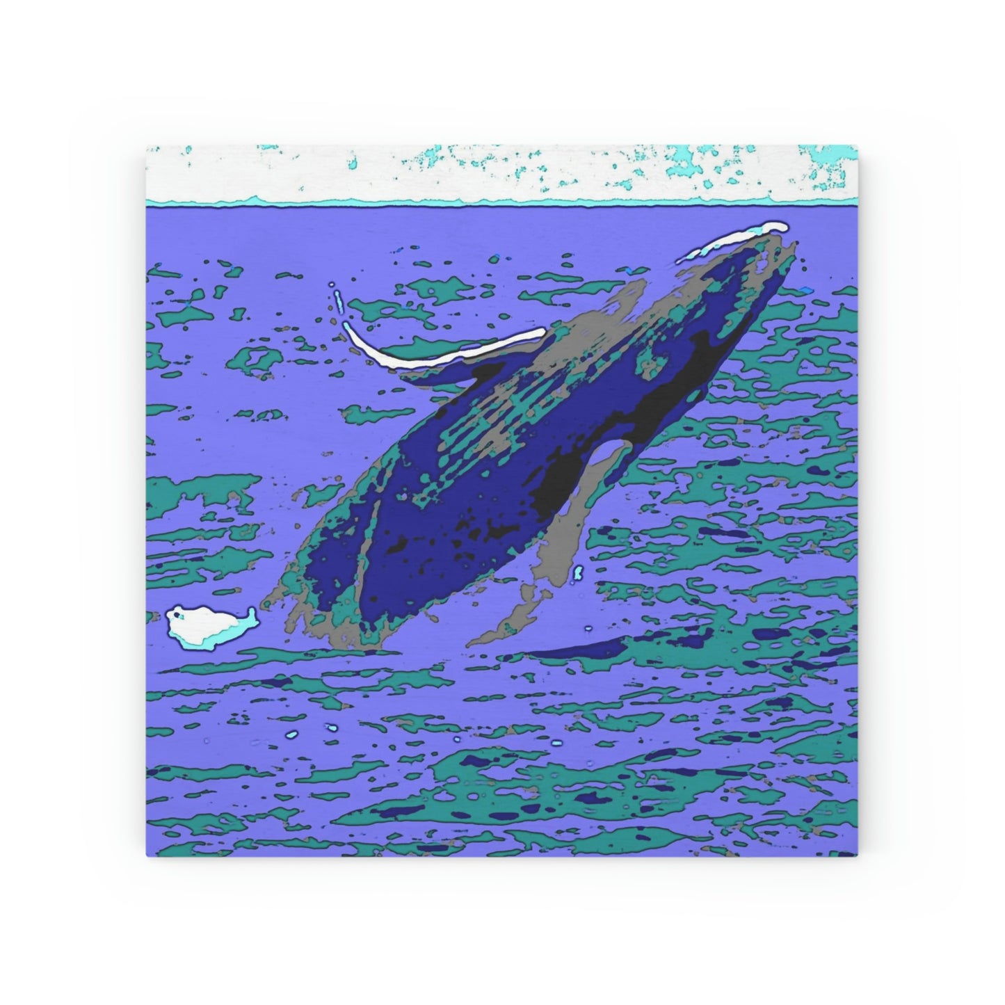 Wood Canvas ... Baby Humpback Breaching ... Maui, HI: April 2022 ... "Family Archives: KPH" ... Original Works ...