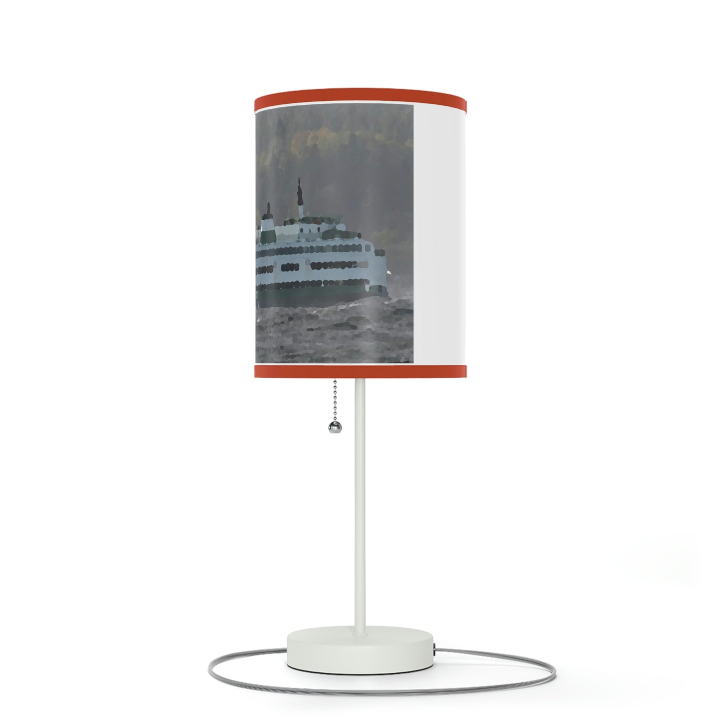 Lamp on a Stand, US|CA plug ... WADOT Ferry Crossing ... "A Very Rough Day" ... Mulkiteo Route ... Family Archives ... Early 1990's' ... Original Works ...