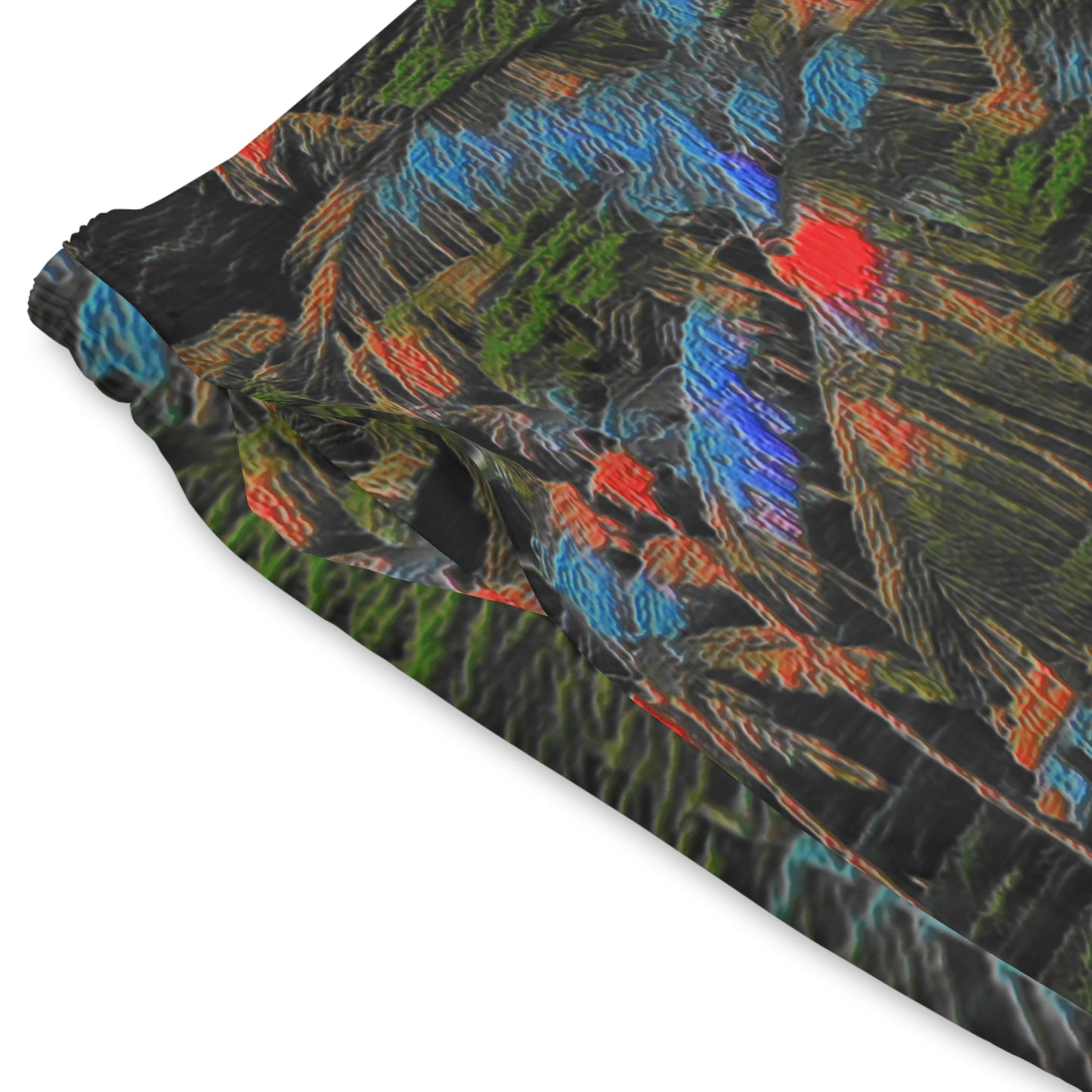 Men's Elastic Beach Shorts (AOP) ... "The Royal Hawai'ian: Waikiki Beach_Beach" ... Honolulu, HI ... October 2014 (Halloween) ... Original Works ...