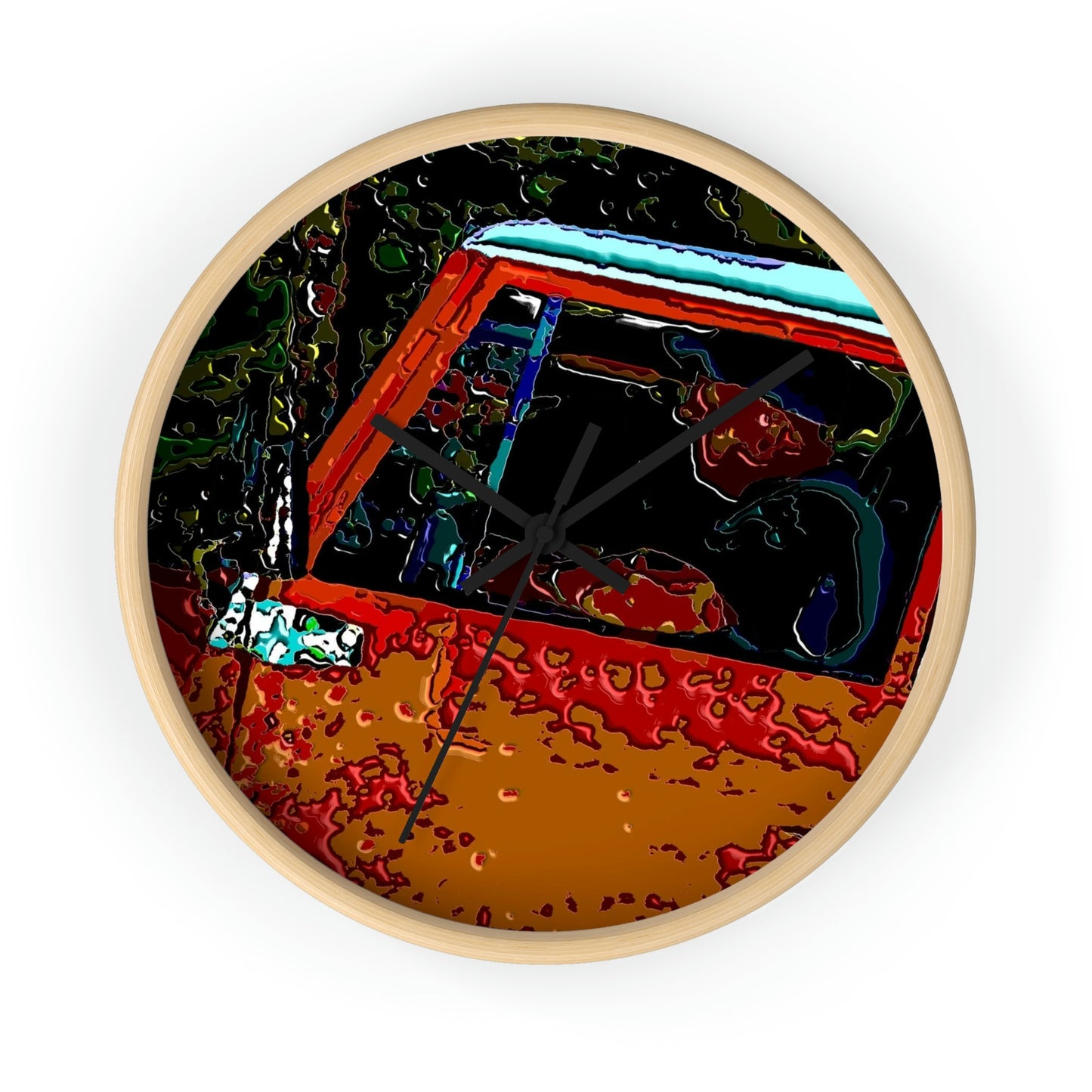 Wall clock ... How-To-Drive-Idaho's-Mountain_Roads ... "Like A Professional" ... "Truckin' Like The Doo-Dah-Man" ...