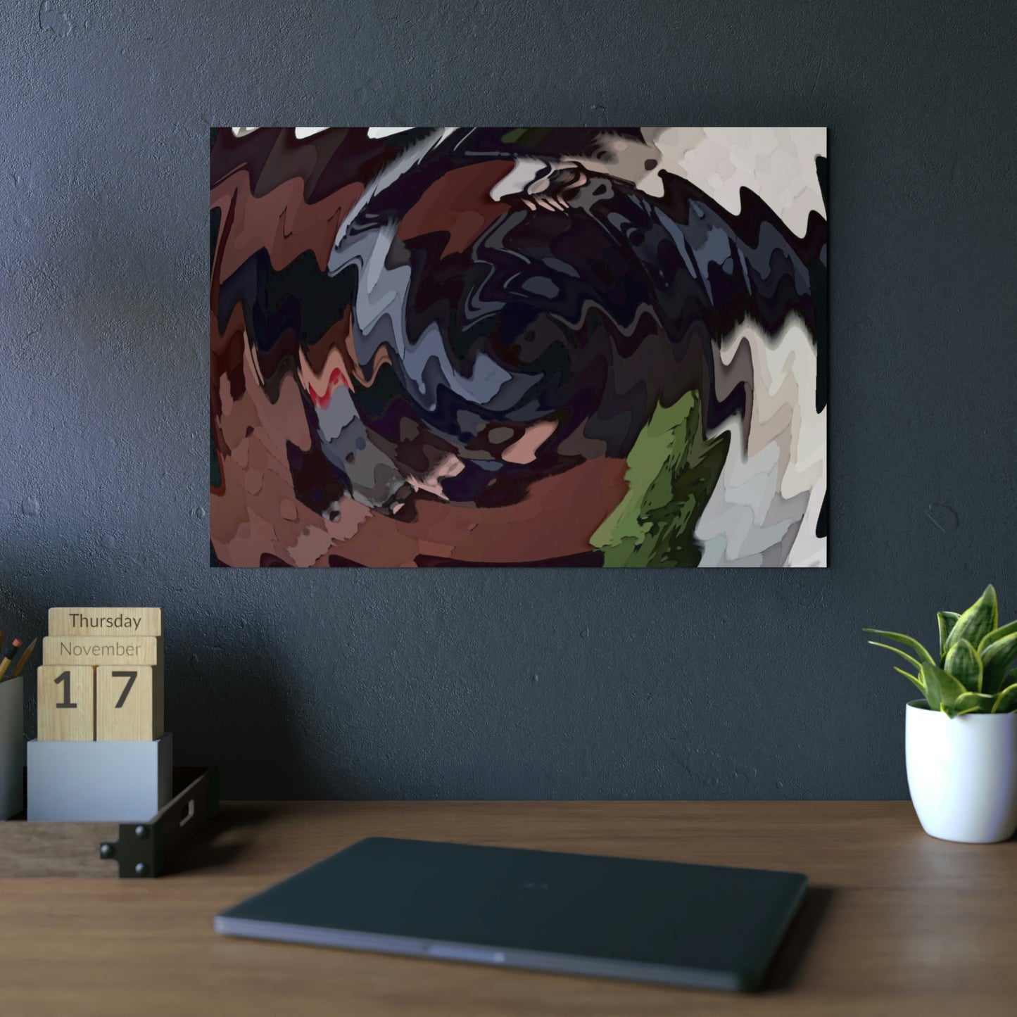 Aluminum Composite Panels ... Waves-Waves-Waves ... "From Working Cabaret Worker To Waved_Illusion" ... European Client ... Jan23 ... Original Works ...