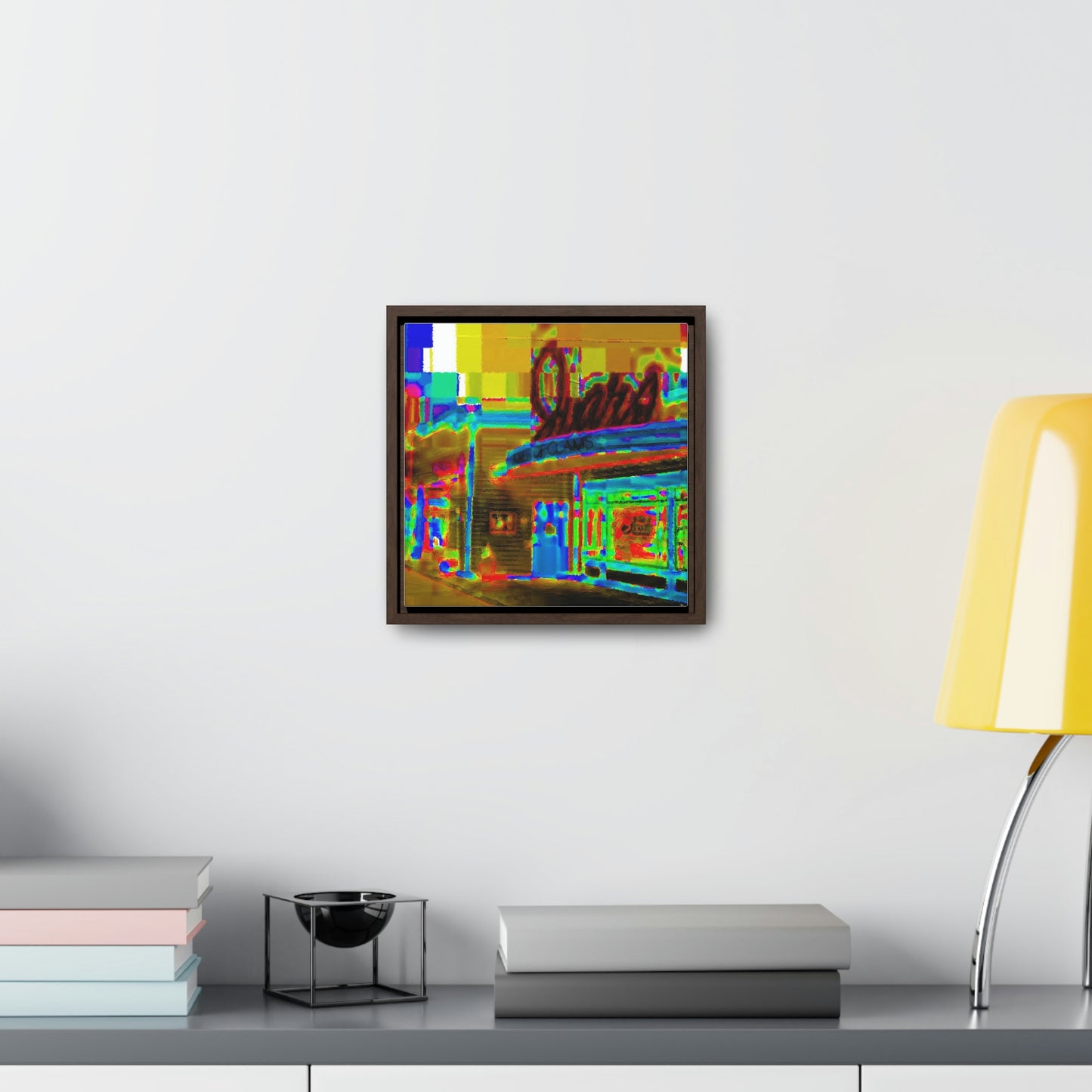 Gallery Canvas Wraps, Square Frame ...  In-A-Hurry & Stressed? ... Remember: Keep "Clam" ... Clam_Happy ...  'Ivars: Seattle Waterfront' ... Personal Archives ... Original Works ...