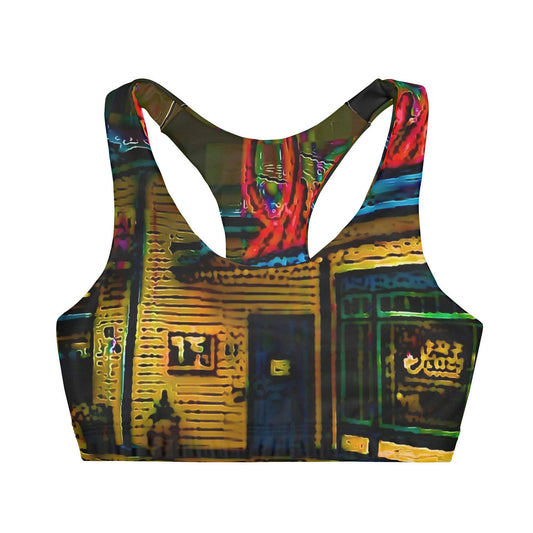 Girls' Double Lined Seamless Sports Bra ...  In-A-Hurry & Stressed? ... Remember: Keep "Clam" ... Clam_Happy ...  'Ivars: Seattle Waterfront' ... Personal Archives ... Original Works ...