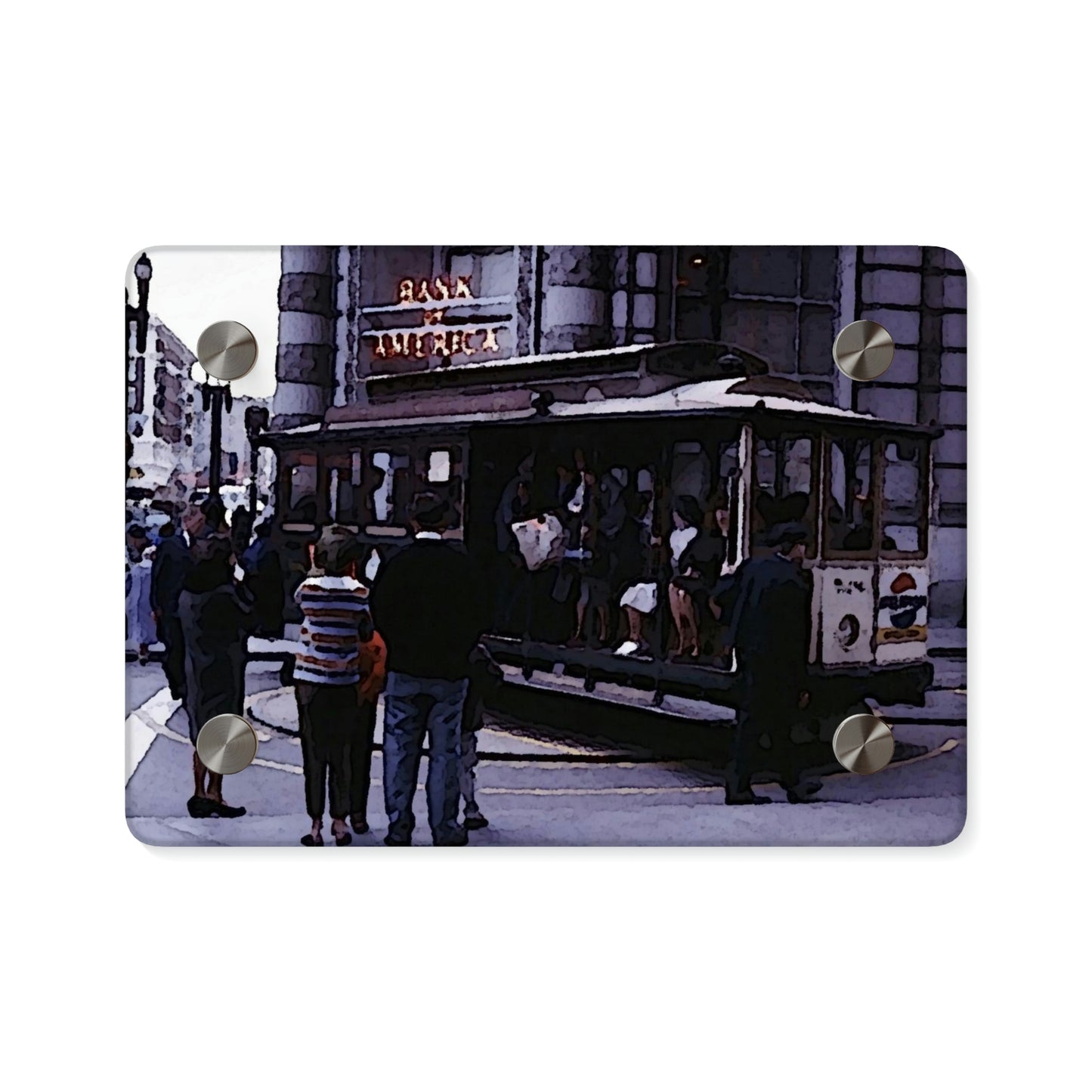 Acrylic Wall Art Panels ... San Francisco ... 'Rice-A-Roni-A-San Francisco Treat' ... "A Cable Car Classic" ... Family Archives: 1973 ... Original Works ...