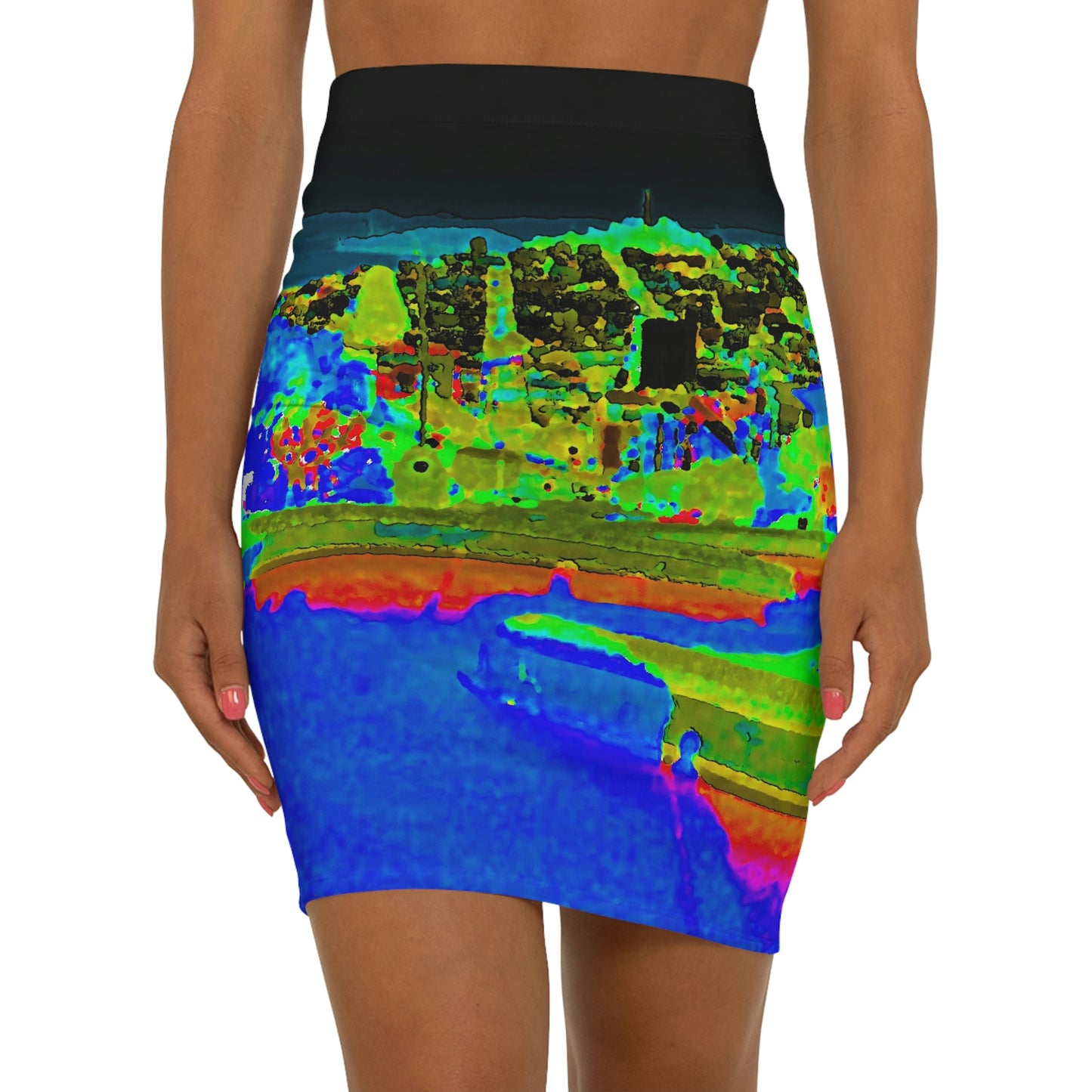 Women's Mini Skirt ... "Lombard Street San Francisco, CA, USA" ... Family Archives 1970's ... Original Works ...