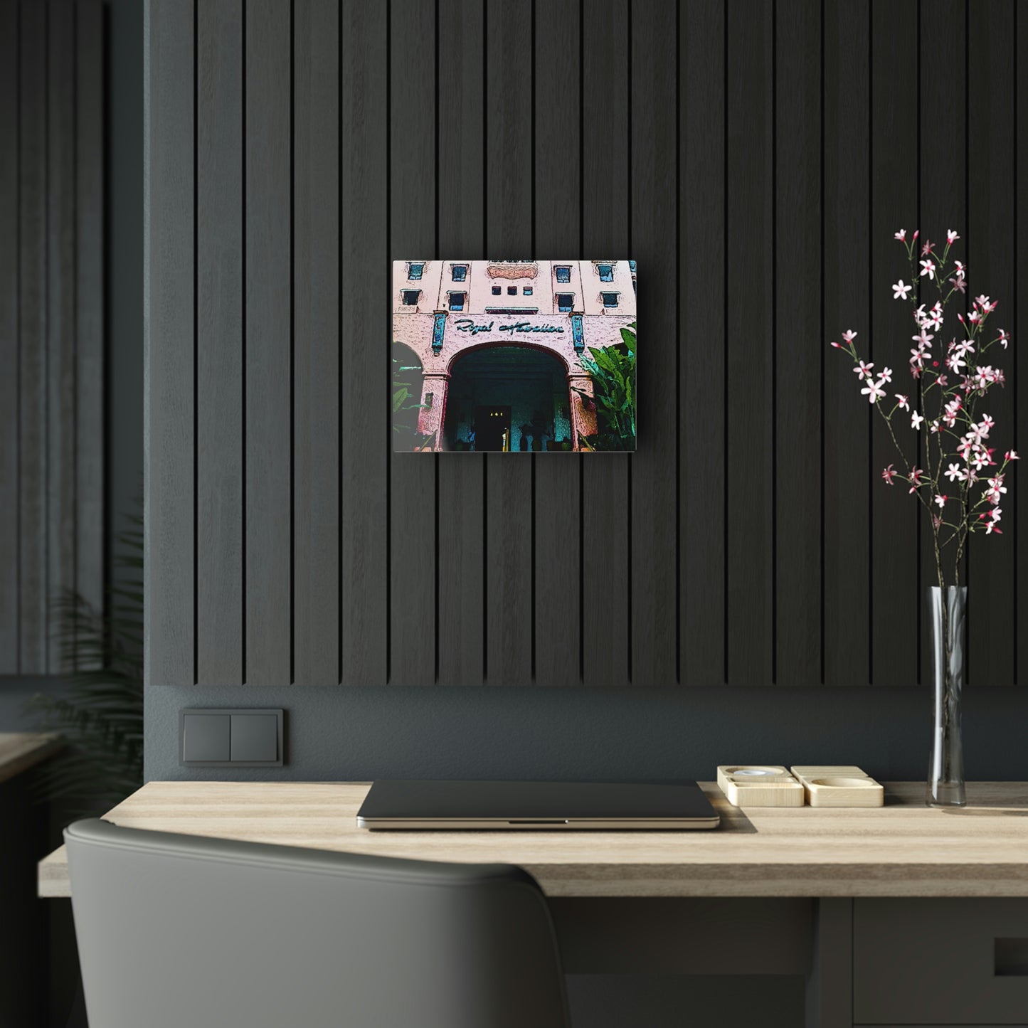 Acrylic Prints ...  "La Grande Entree" At: 'The Pink Palace' ... The Royal Hawai'ian ... Honolulu, HI ... '27Oct2014' ... Original Works ...