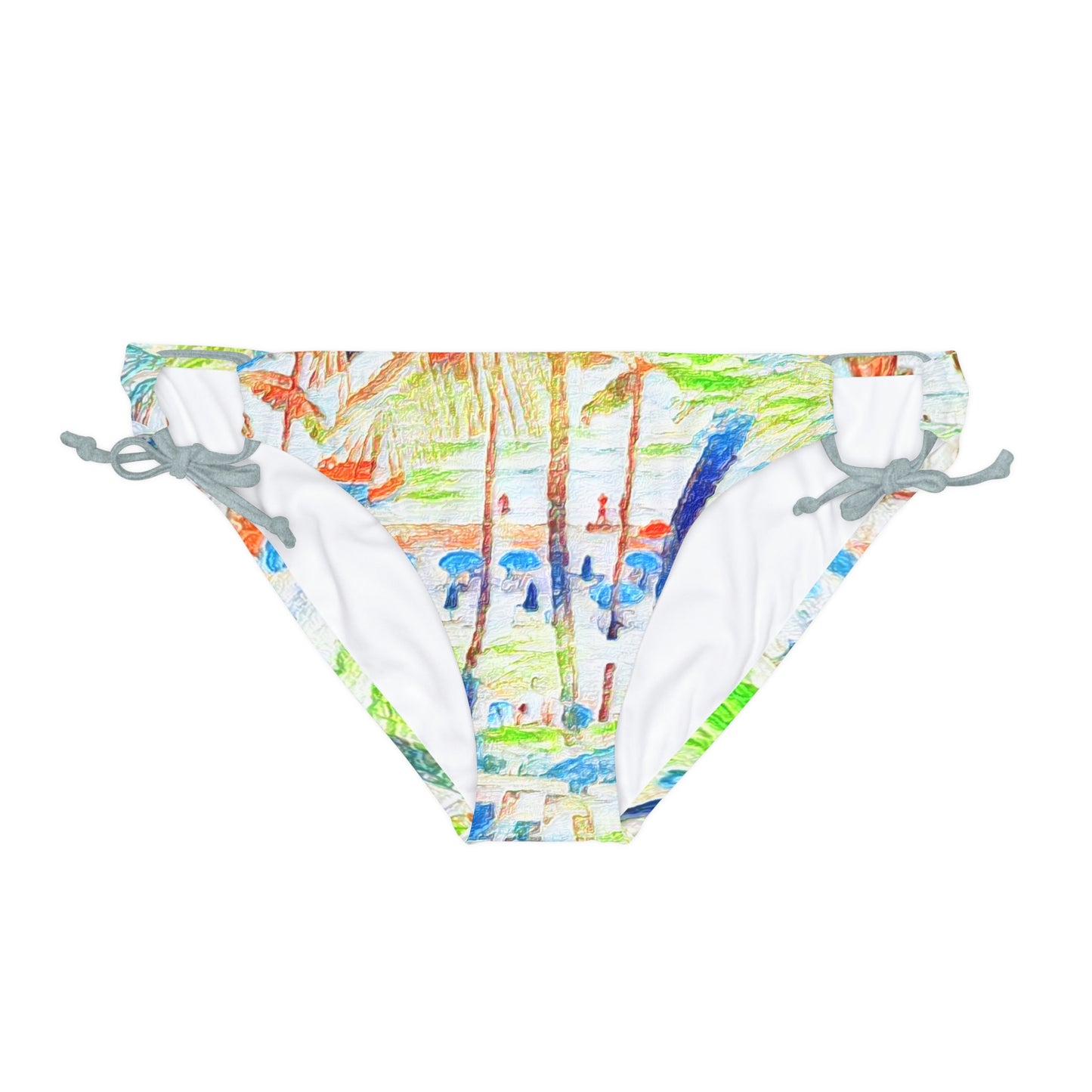 Loop Tie Side Bikini Bottom (AOP) ... "The Royal Hawai'ian: Waikiki Beach_Beach" ... Honolulu, HI ... Ocotber 2014 (Halloween) ... Original Works ...