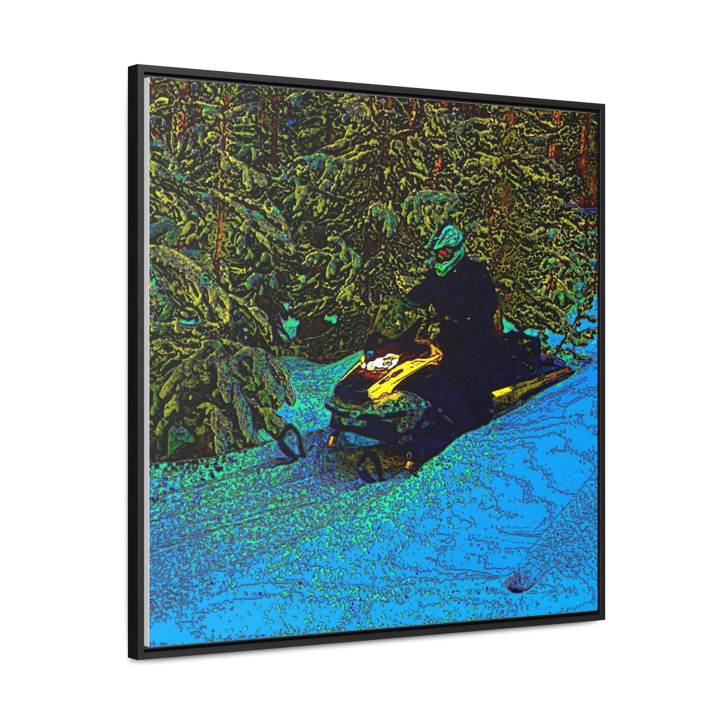 Gallery Canvas Wraps, Square Frame ... Yep ... "Another Day ... Riding Through The Wilderness ... " ... February 2023 ... Original Works ...
