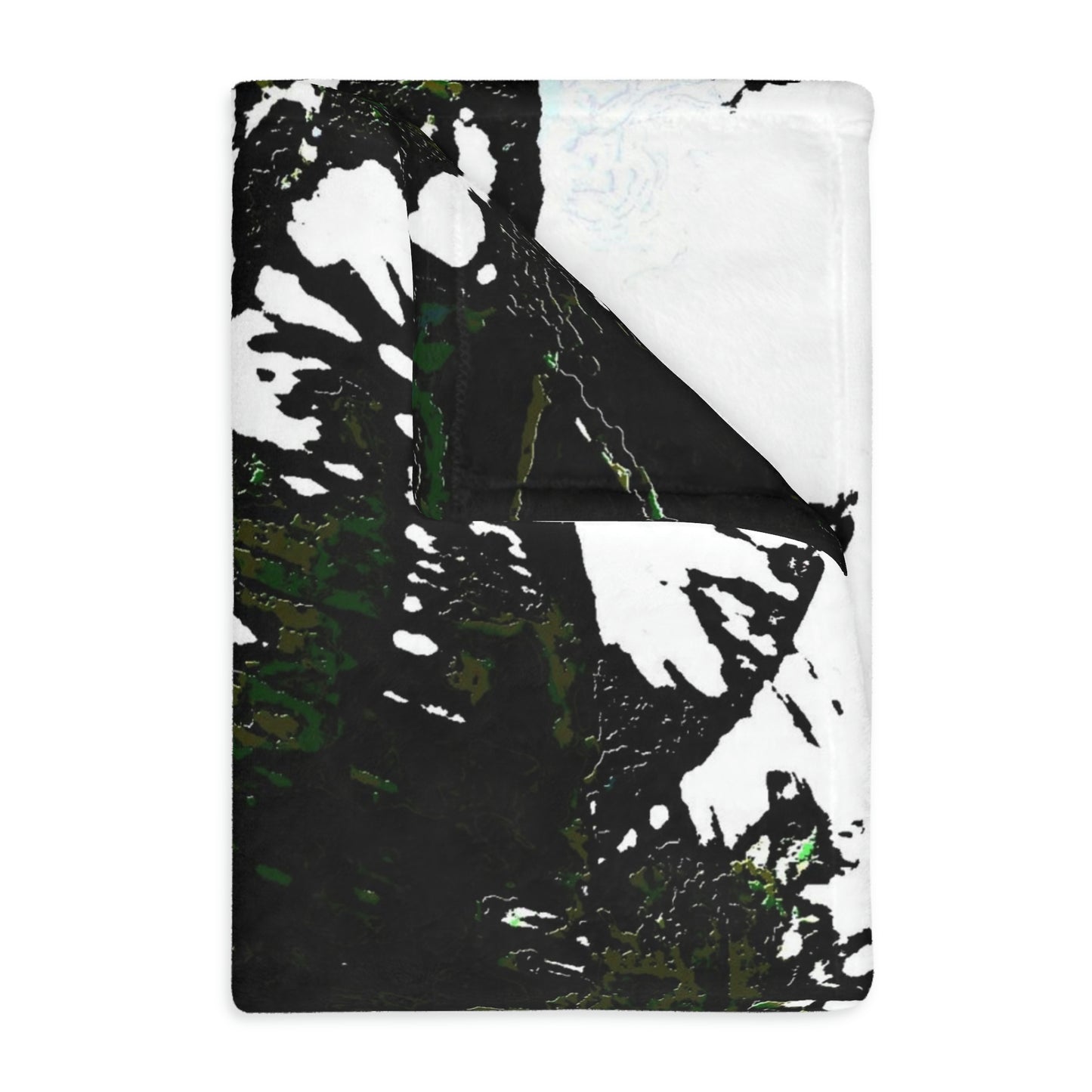 Velveteen Minky Blanket (Two-sided print) ... "A Beautiful Beach Amongst The Palms" ... The Outrigger Waikiki, Honolulu, Oahu ... Original Works ...